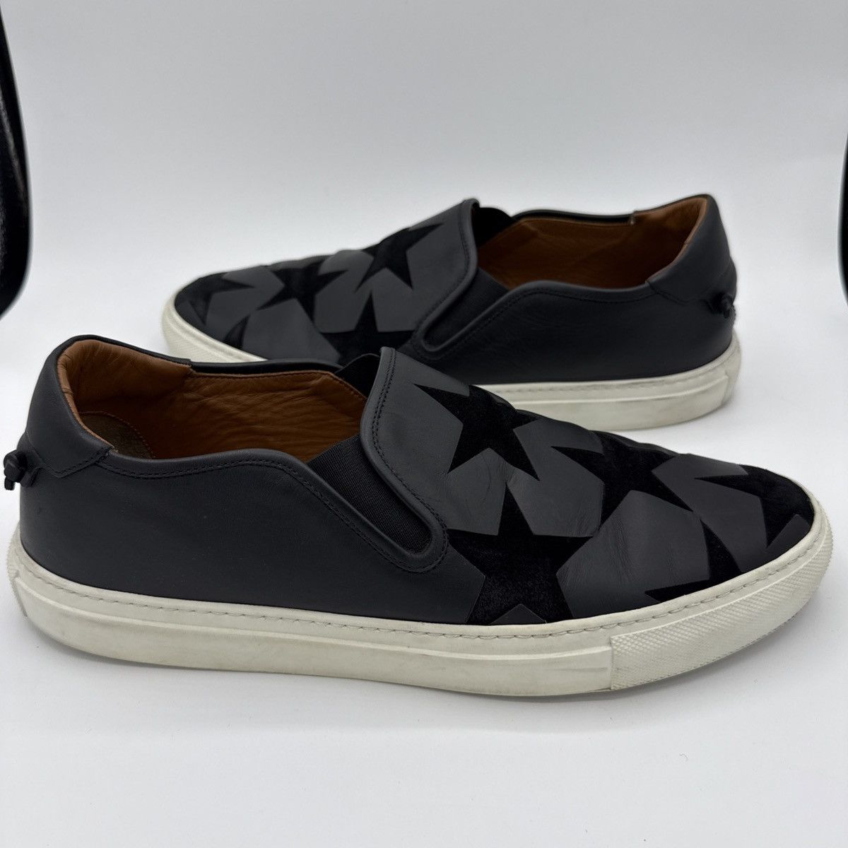 Givenchy black star slipons