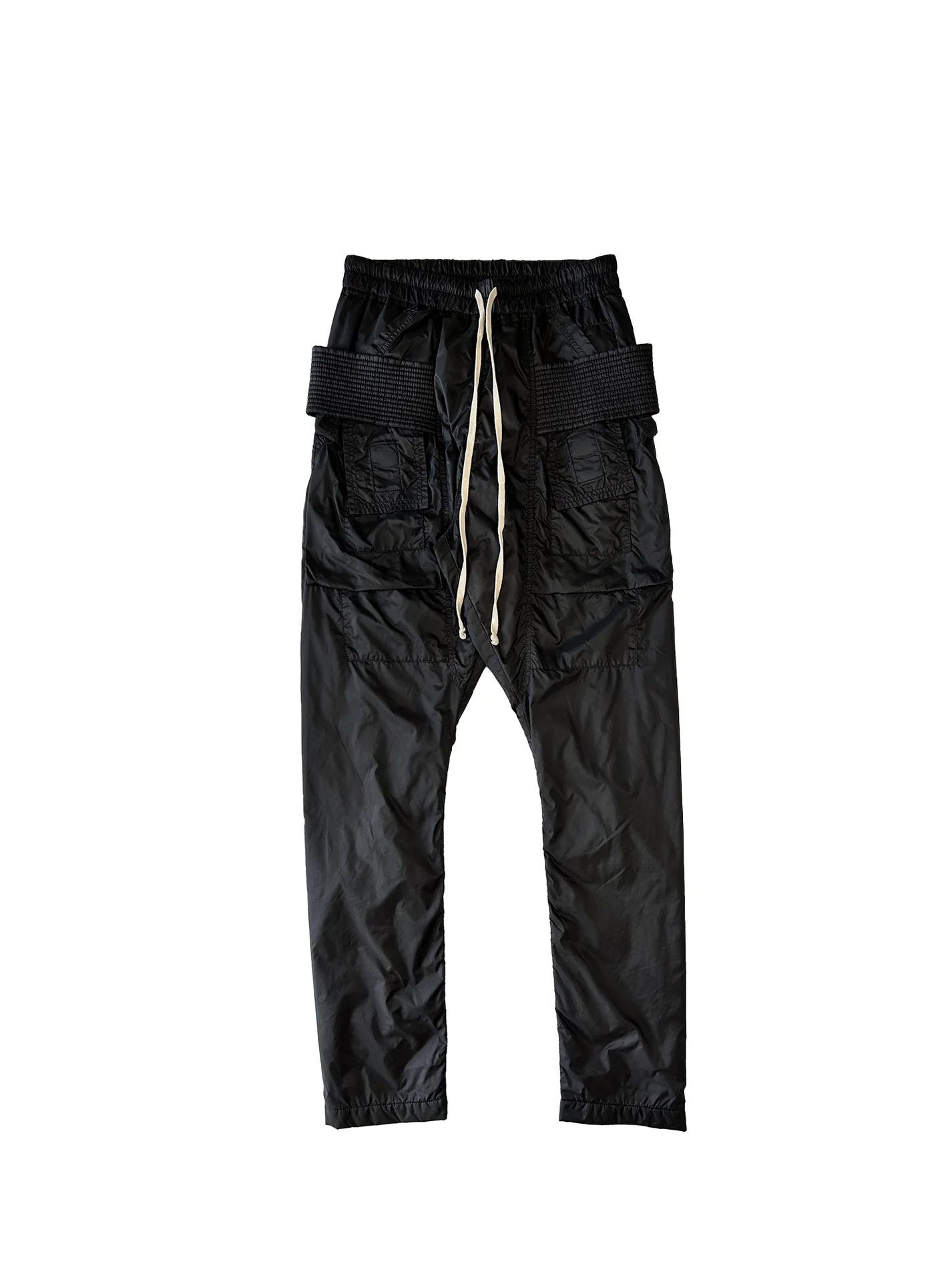 Rick Owens Padded Nylon Creatch Cargos Size US 29 - 1 Thumbnail