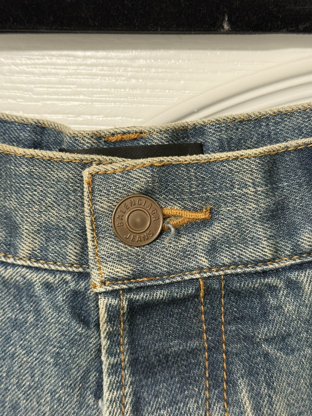 Balenciaga Balenciaga Destroyed Layered Pants SAMPLE Size US 30 / EU 46 - 2 Thumbnail