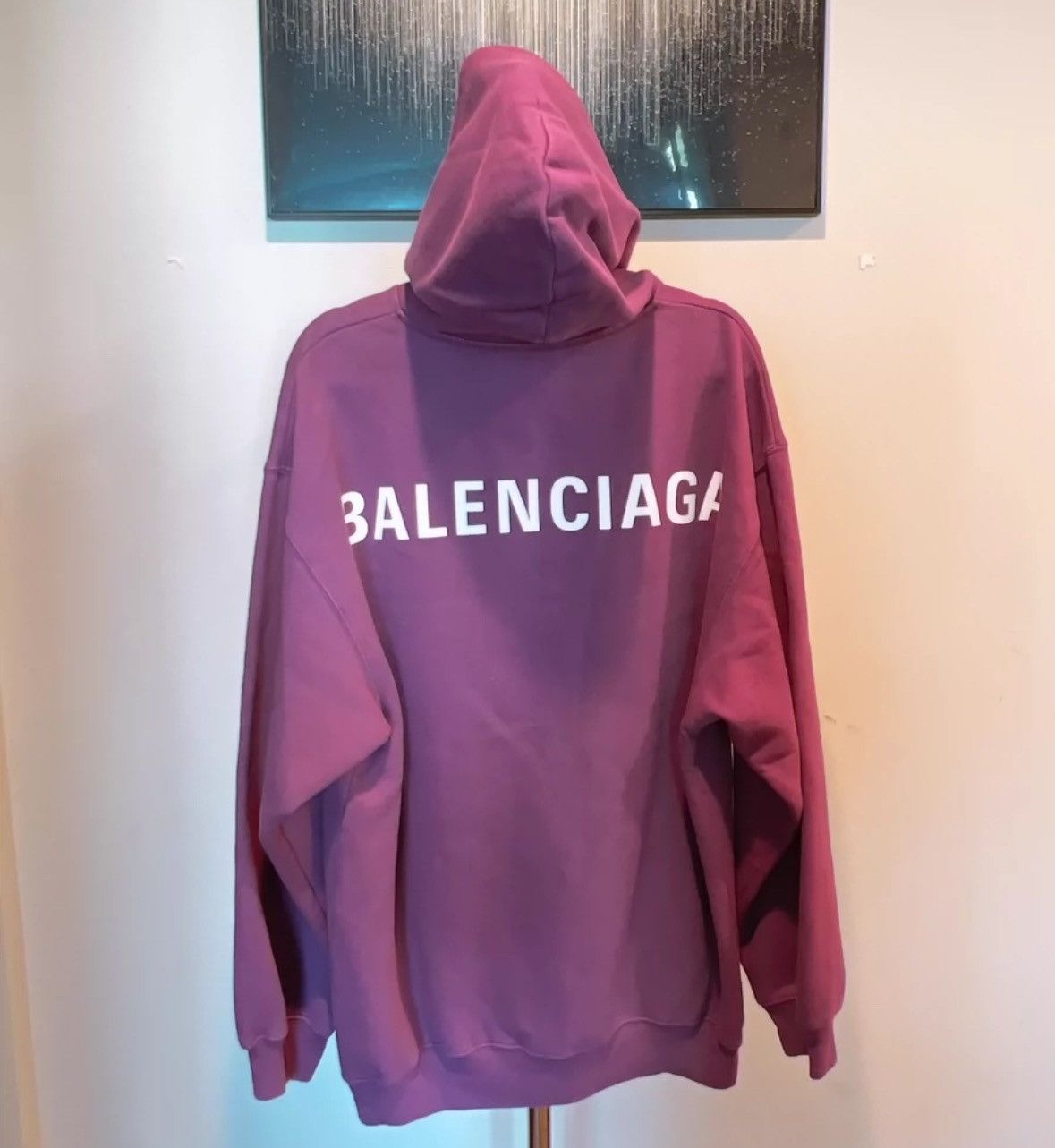 Balenciaga BALENCIAGA Purple Hoodie2412-Nextarrow Size US XS / EU 42 / 0 - 4 Thumbnail