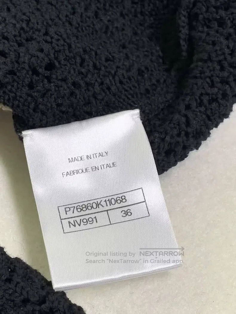 Other Chanel Hollow-out colour-block knitted long sleeves Size XS / US 0-2 / IT 36-38 - 5 Thumbnail