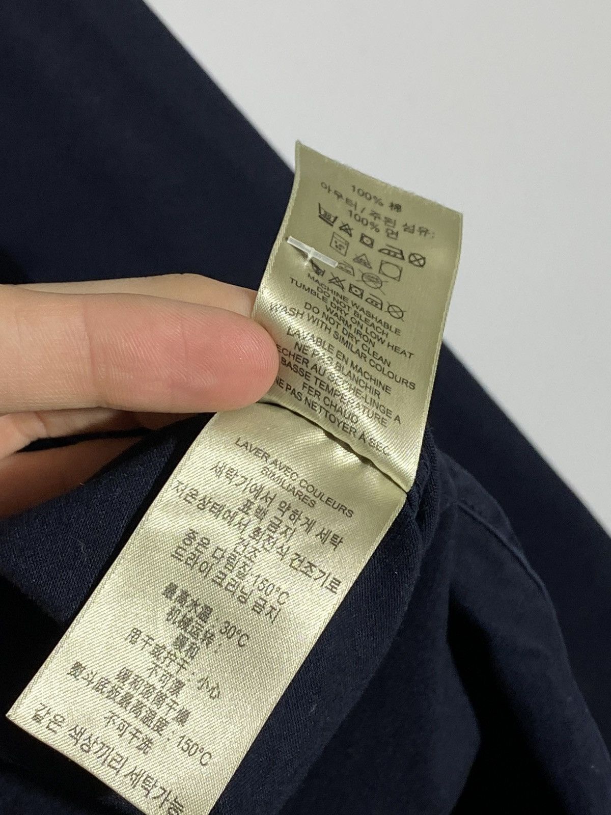 Burberry Burberry Brit Pockets Button Up Shirt Midnight Blue Size US L / EU 52-54 / 3 - 13 Thumbnail