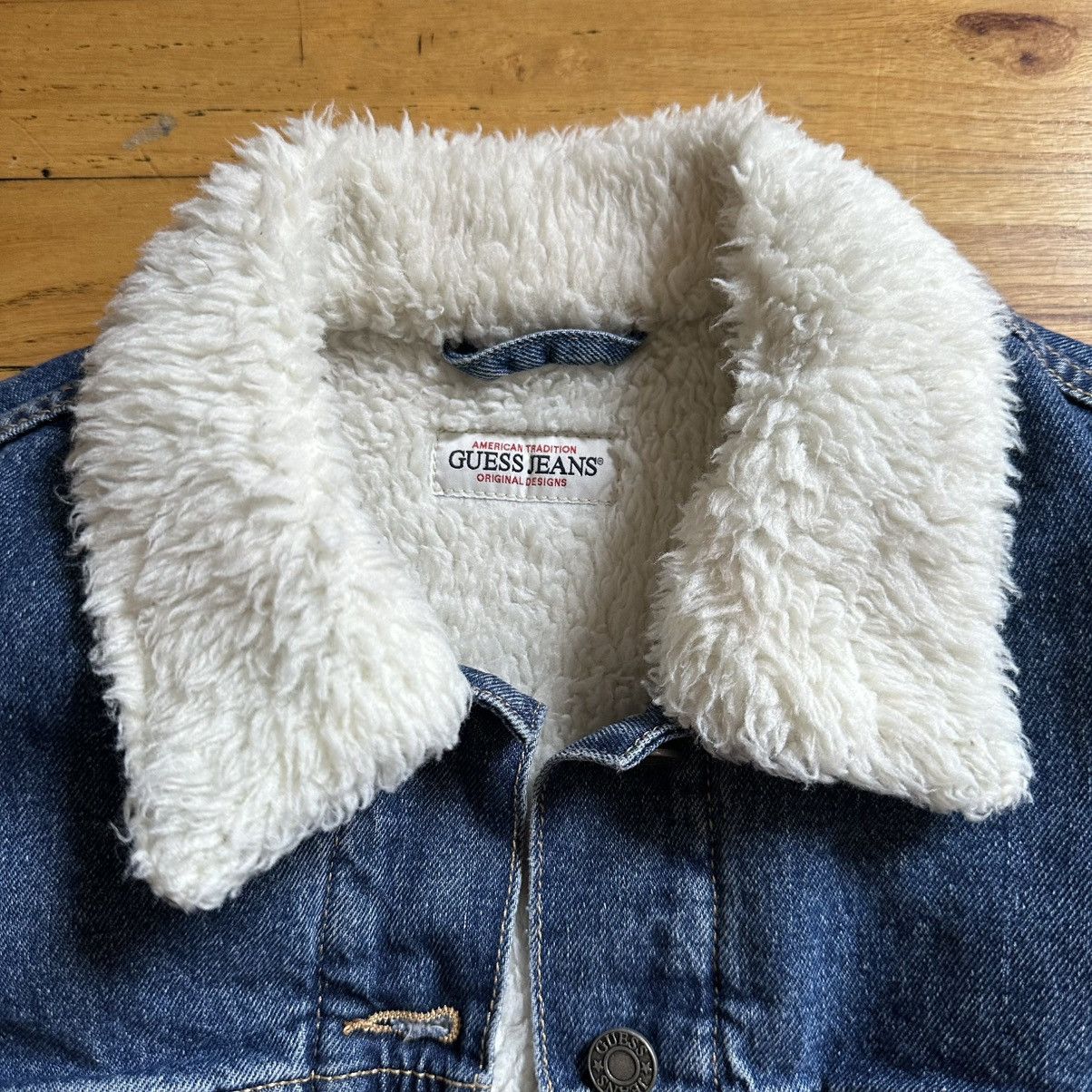 Guess Sherpa denim trucker jacket Size S / US 4 / IT 40 - 4 Thumbnail