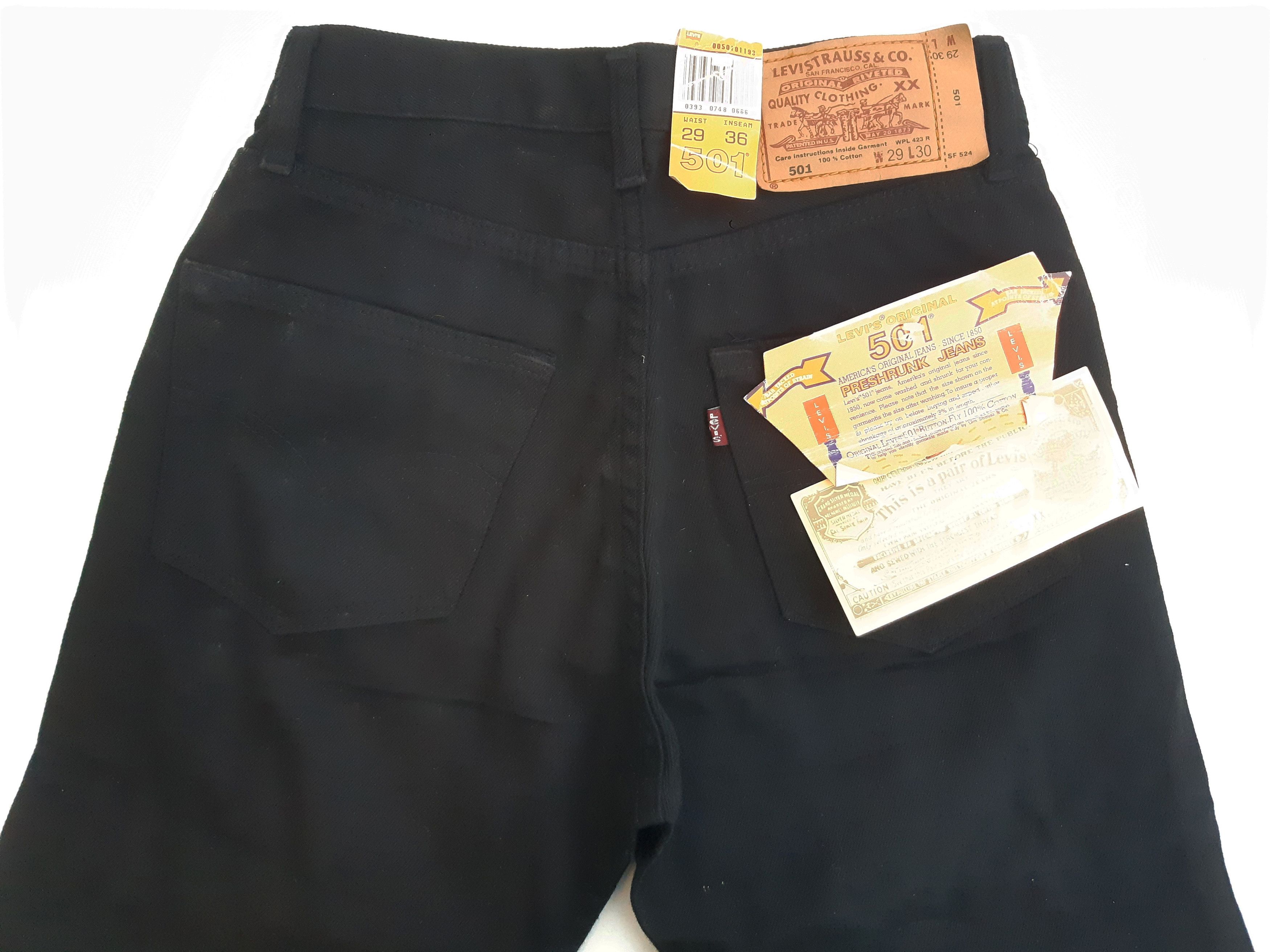 Levi's Vintage 90s LEVIS 501 Original Fit USA size W29/L36 NWT Size 29" - 5 Thumbnail