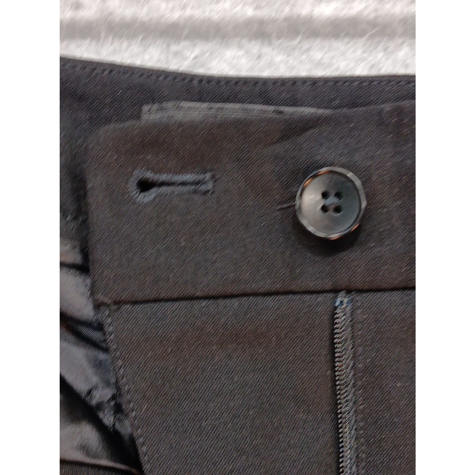 Talbots Talbots Petites Heritage Trousers Pants 6P Black Mid Rise Front Zipper Knit Stretch Straight Dress Pants Womens Size 28" / US 6 / IT 42 - 7 Thumbnail