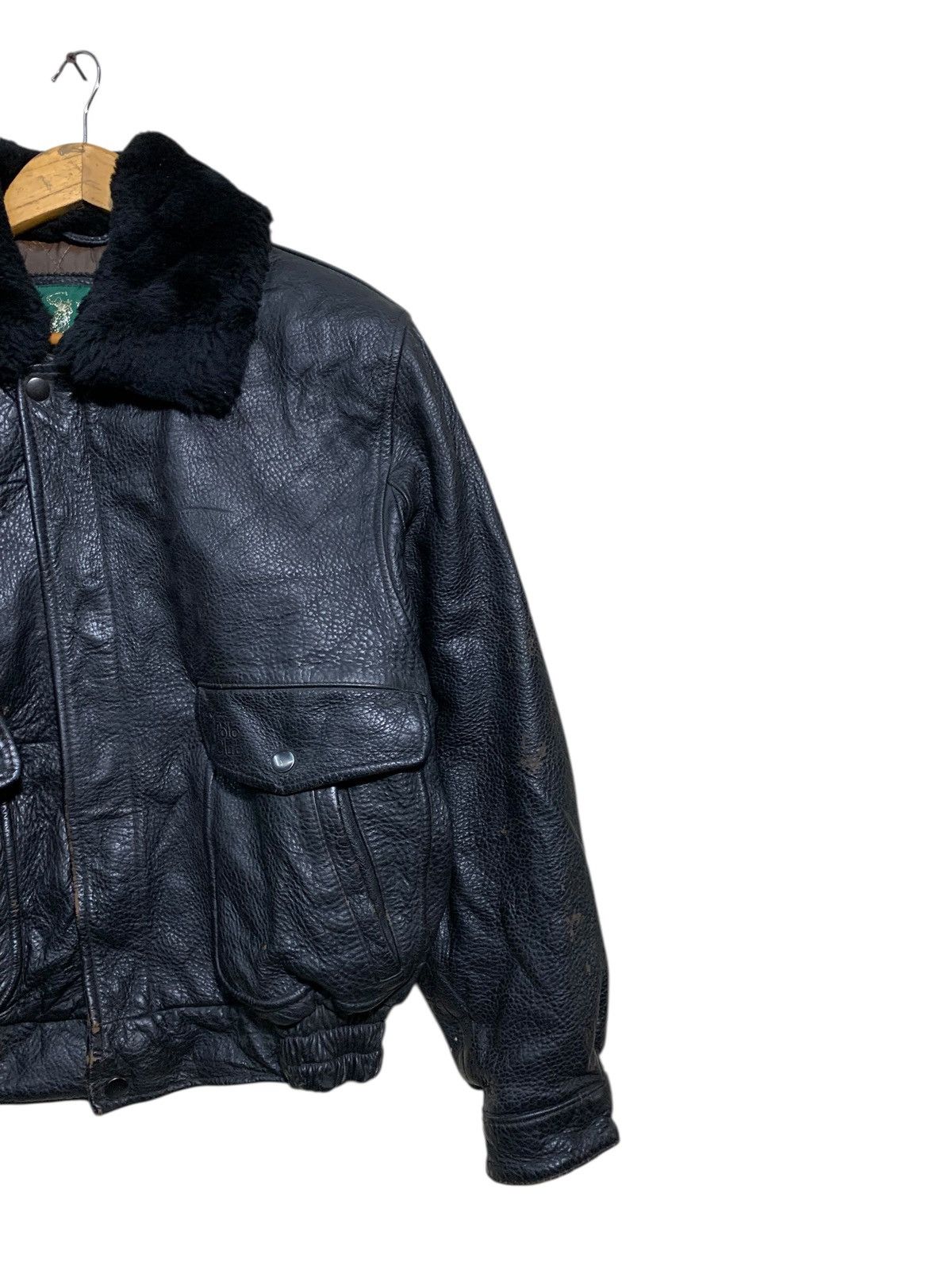 Beverly Hills Polo Club 🔥POLO CLUB LEATHER JACKETS SHERPA Size US S / EU 44-46 / 1 - 3 Thumbnail