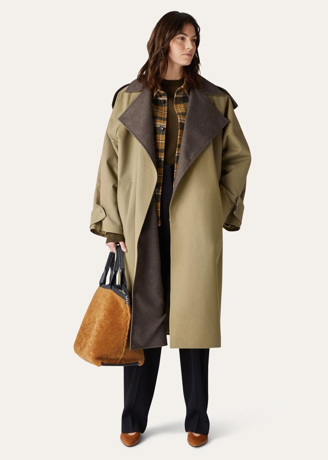 Loro Piana o1srvl11e1124 Horsey Panama Cotton Coat in Khaki Size L / US 10 / IT 46 - 7 Thumbnail