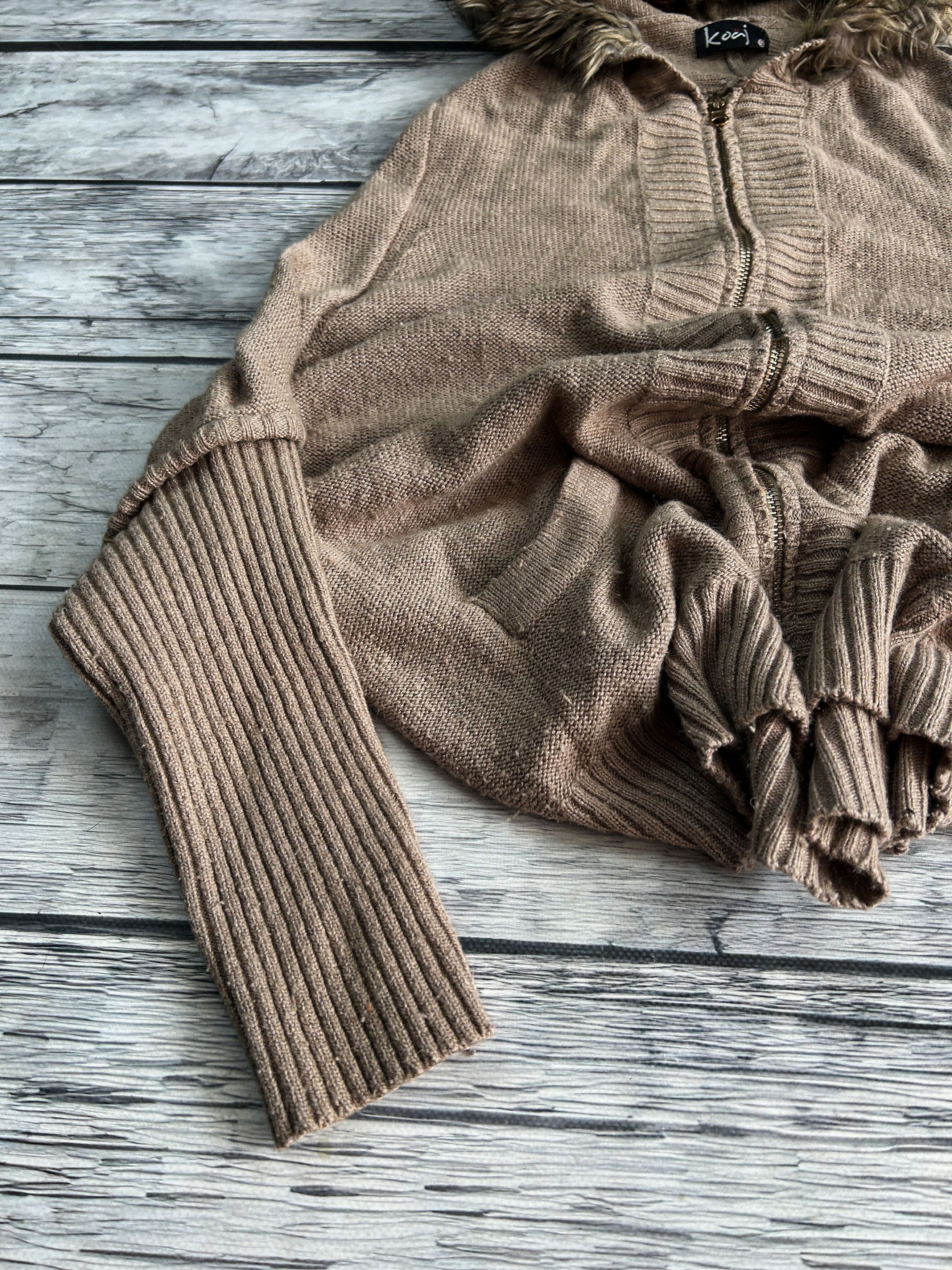 Japanese Brand VTG Japanese Kapital Yohji Yamamoto Style Zip Mohair Sweater Size US M / EU 48-50 / 2 - 2 Thumbnail