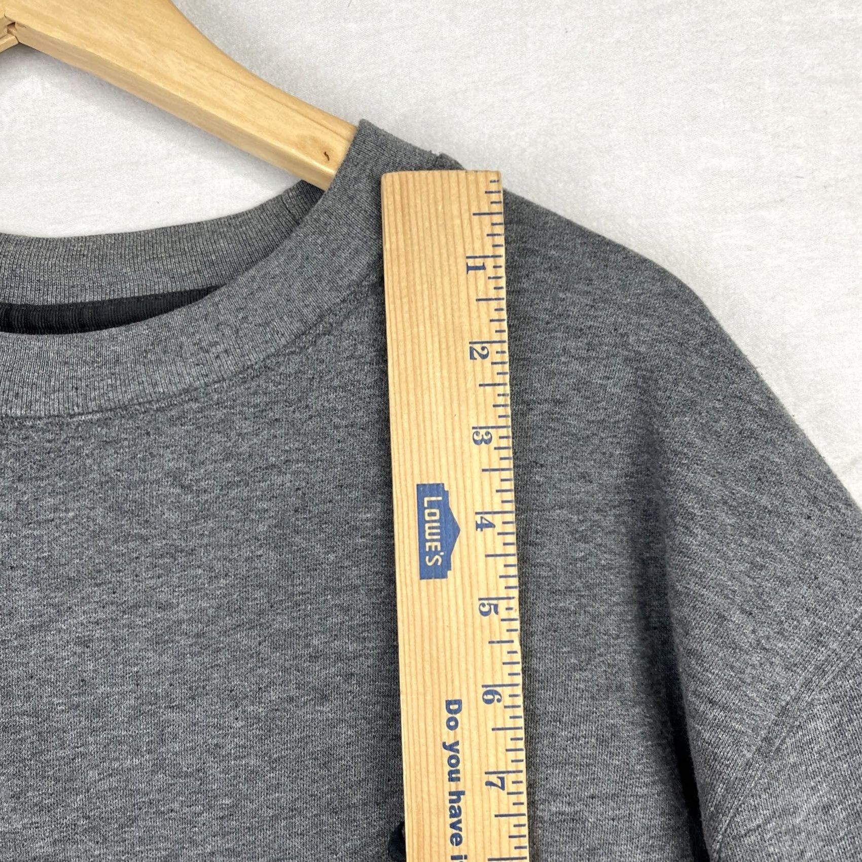 Nike VINTAGE Nike Sweatshirt Mens 2XL Gray Swoosh Pullover Long Sleeve Sweatshirt Size US XXL / EU 58 / 5 - 5 Thumbnail