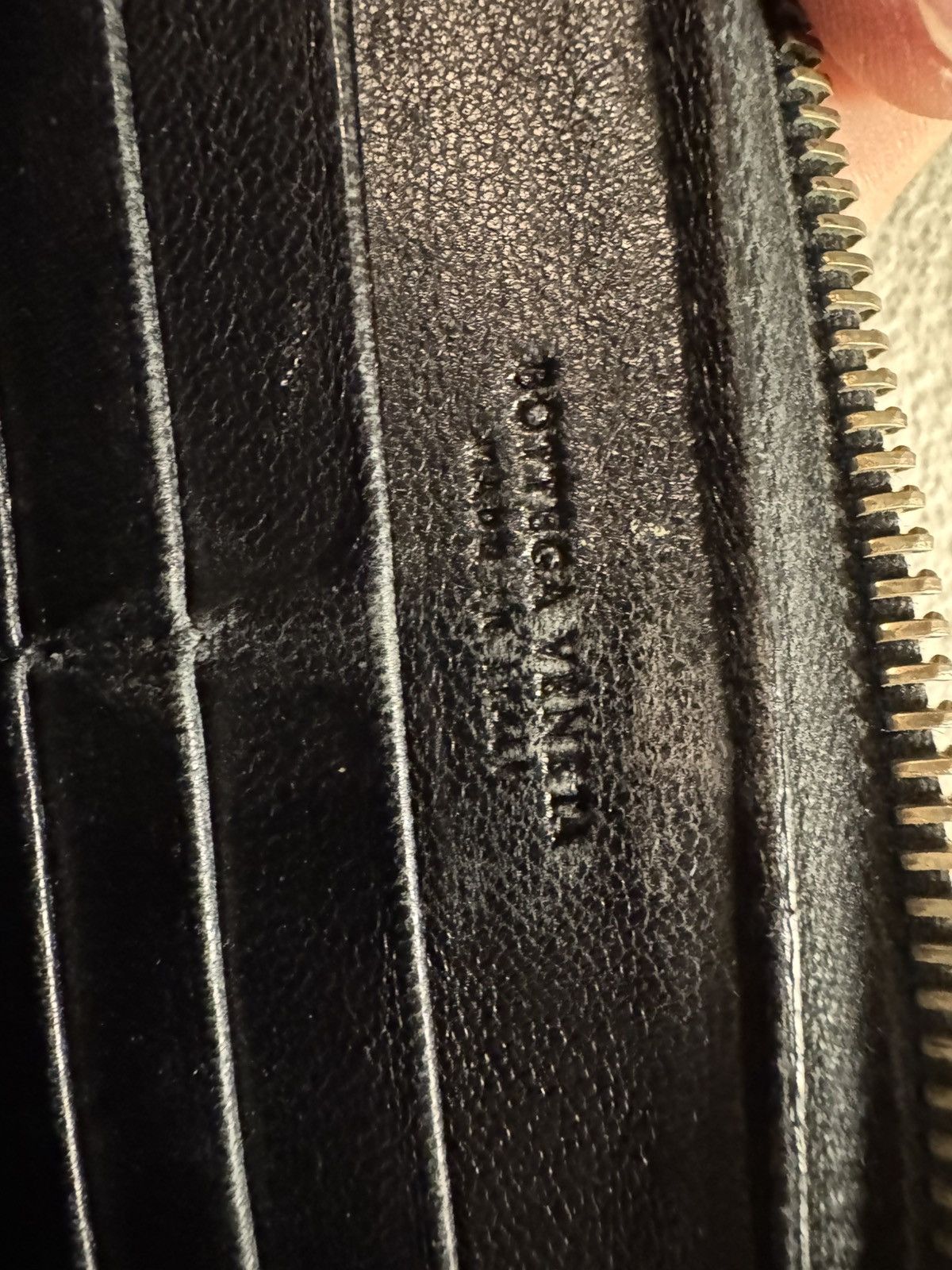 Bottega Veneta Bottega Veneta Intrecciato Zip Wallet – Black Leather Size ONE SIZE - 5 Thumbnail