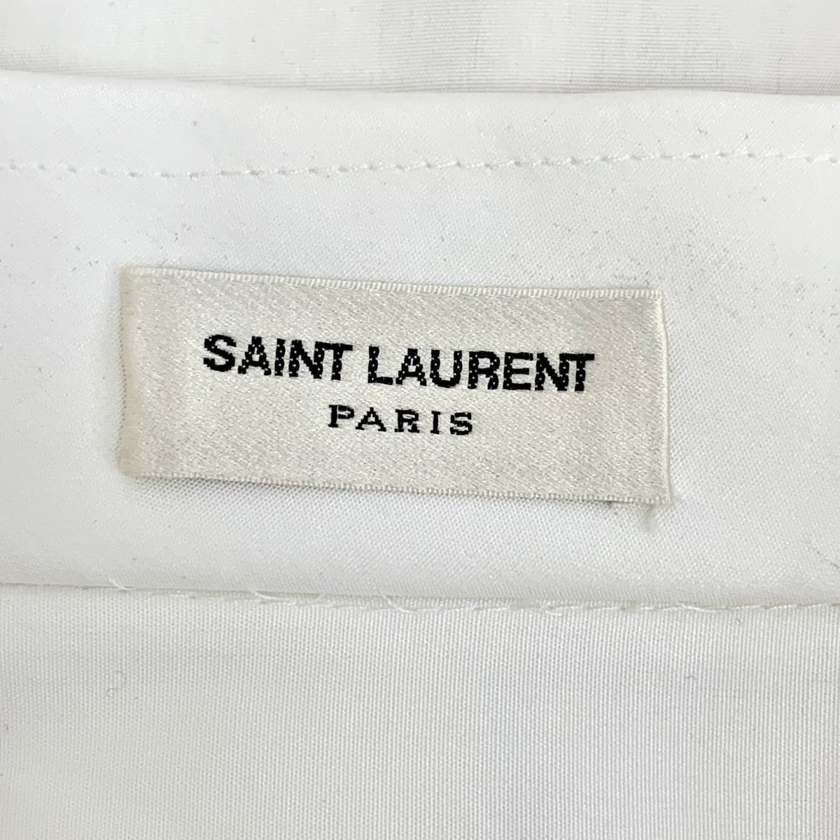Yves Saint Laurent Yves Saint Laurent White Cotton Long Sleeve Shirt K26WX Size M / US 6-8 / IT 42-44 - 5 Thumbnail