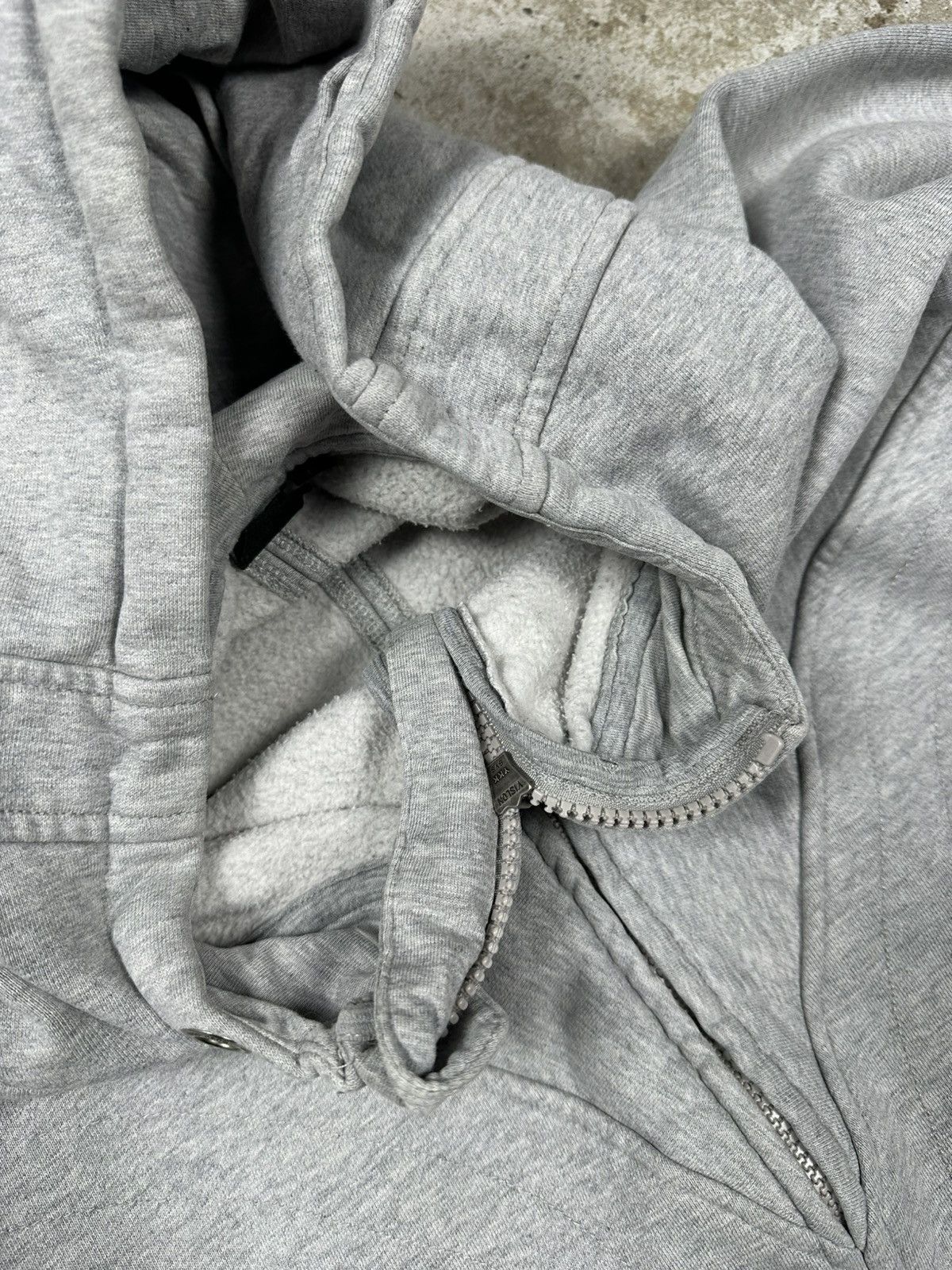 Drop Dead × Drop Dead Clothing Vintage Y2K Drop Dead Grey Full Zip Heavyweight Hoodie Size US L / EU 52-54 / 3 - 7 Thumbnail