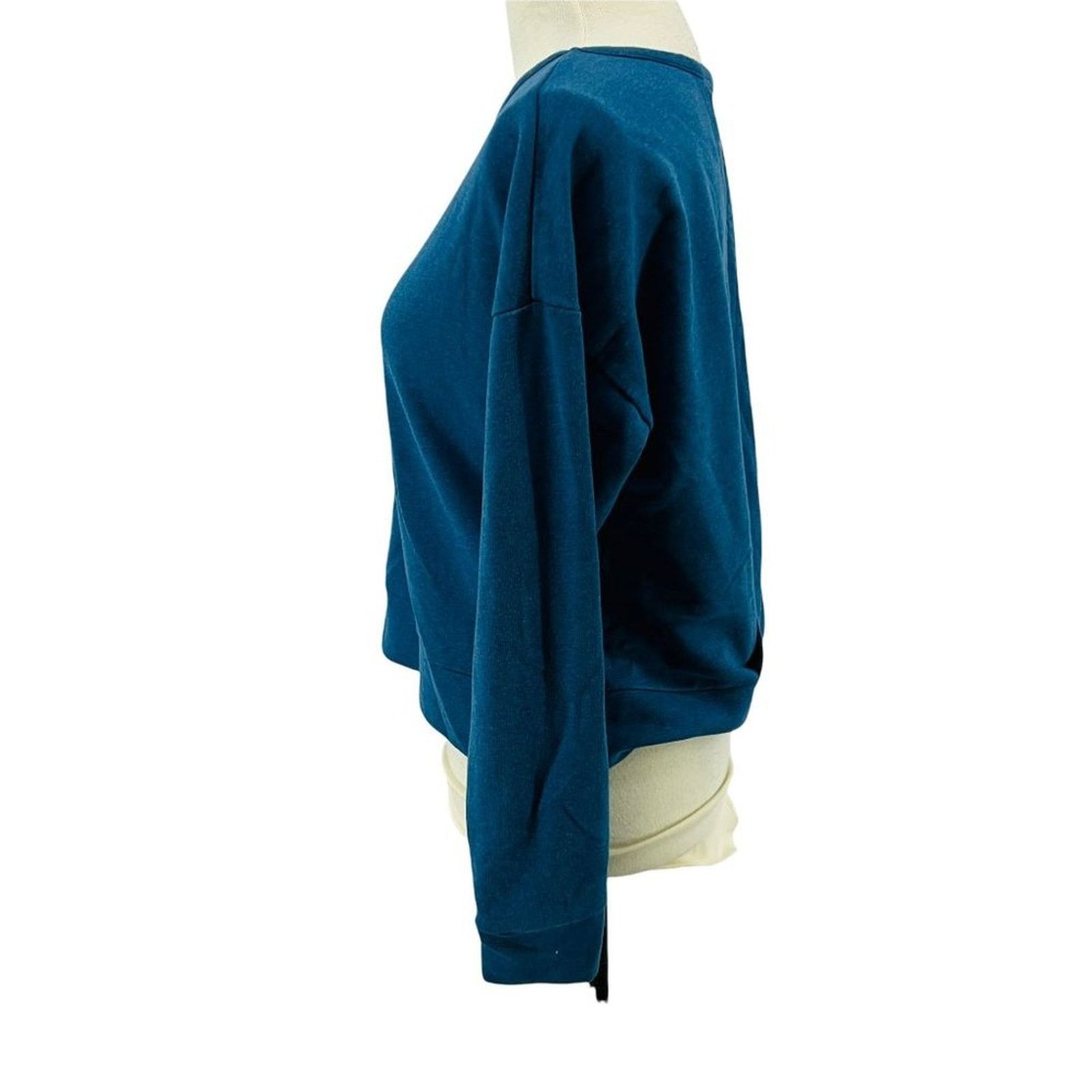 Nike Nike Womens Yoga Long Sleeve Open Back Training Top Blue M Size M / US 6-8 / IT 42-44 - 3 Thumbnail
