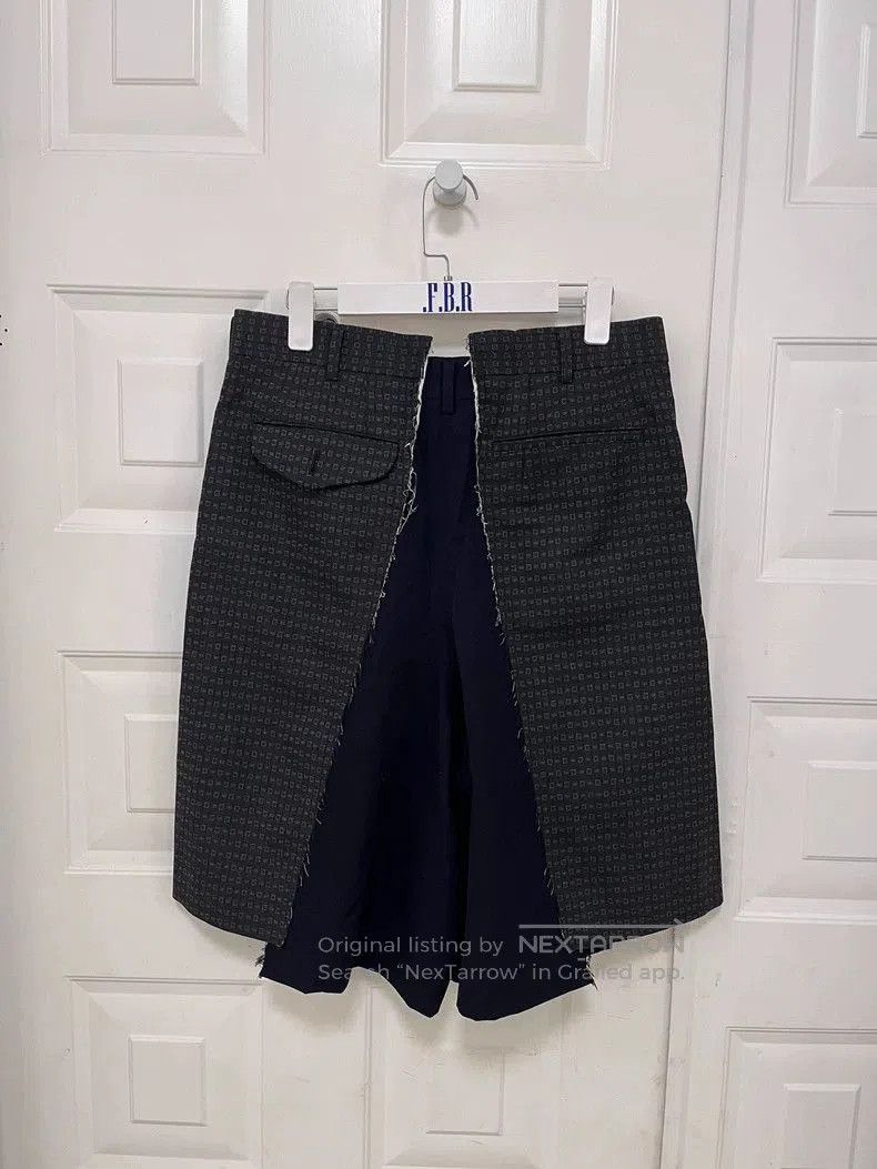 Comme des Garcons COMME des GARCONS HOMME PLUS 17SS Patchwork Shorts. Size US 34 / EU 50 - 2 Thumbnail