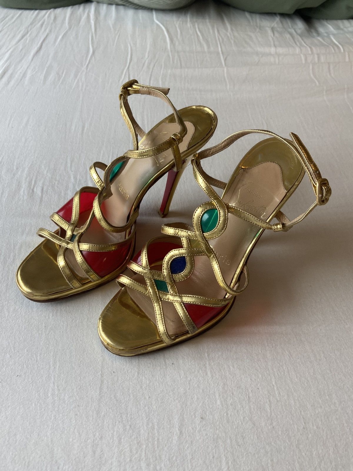 Christian Louboutin Christian Louboutin Libelle Heels Size US 8 / IT 38 - 2 Thumbnail