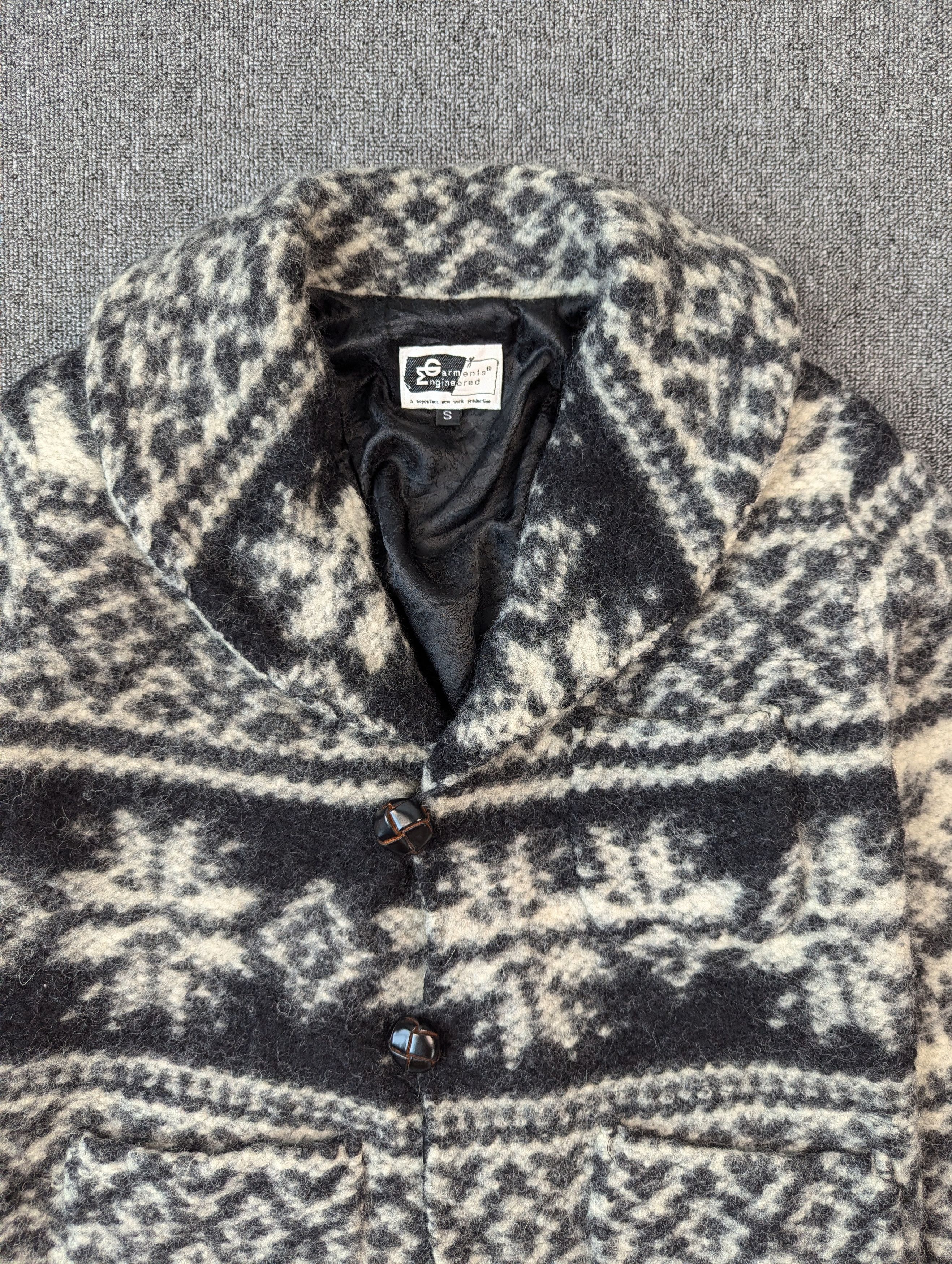 Engineered Garments Engineered Garments Wool Patterned Cardigan Jacket Size S Size US S / EU 44-46 / 1 - 4 Thumbnail