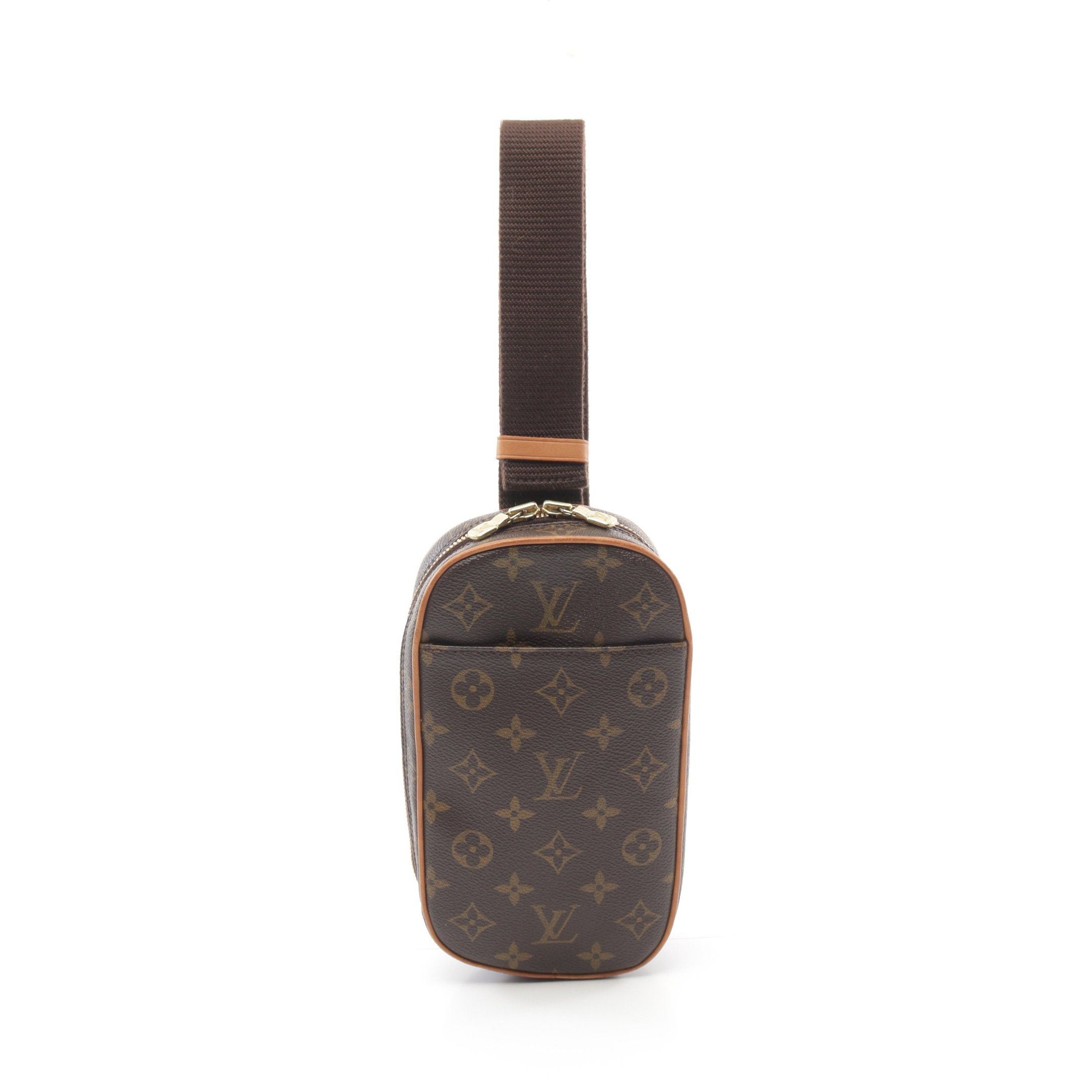 Louis Vuitton Louis Vuitton Pochette Ganju Monogram Body Bag Leather Brown Size ONE SIZE - 1 Thumbnail