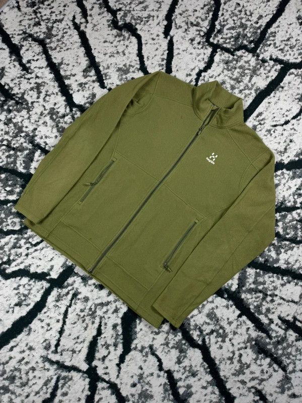 Haglofs Haglofs green khaki M outdoor fleece zip jacket Size US M / EU 48-50 / 2 - 2 Thumbnail
