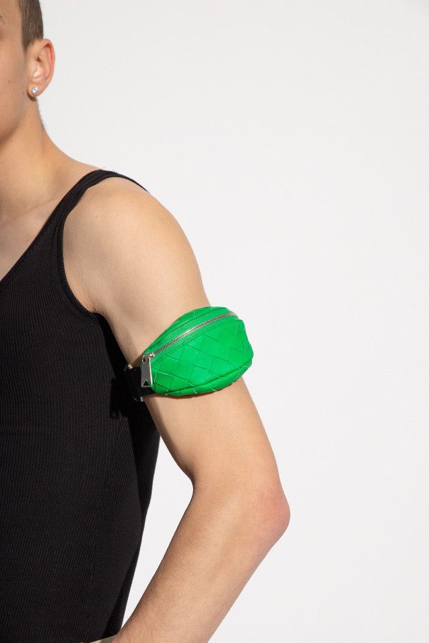 Bottega Veneta o1n1vont1124 Size: OS / Intrecciato Wrist Pouch in Green Size ONE SIZE - 2 Thumbnail