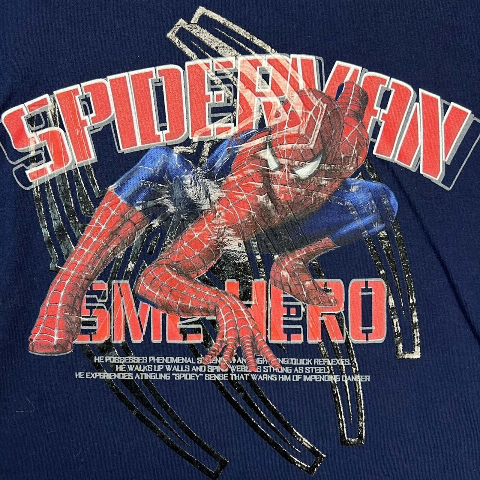 DC Comics × Marvel Comics × Vintage Vintage Y2K Spider-Man T Shirt Marvel Comics Movie Promo Tee Size US XXL / EU 58 / 5 - 2 Thumbnail