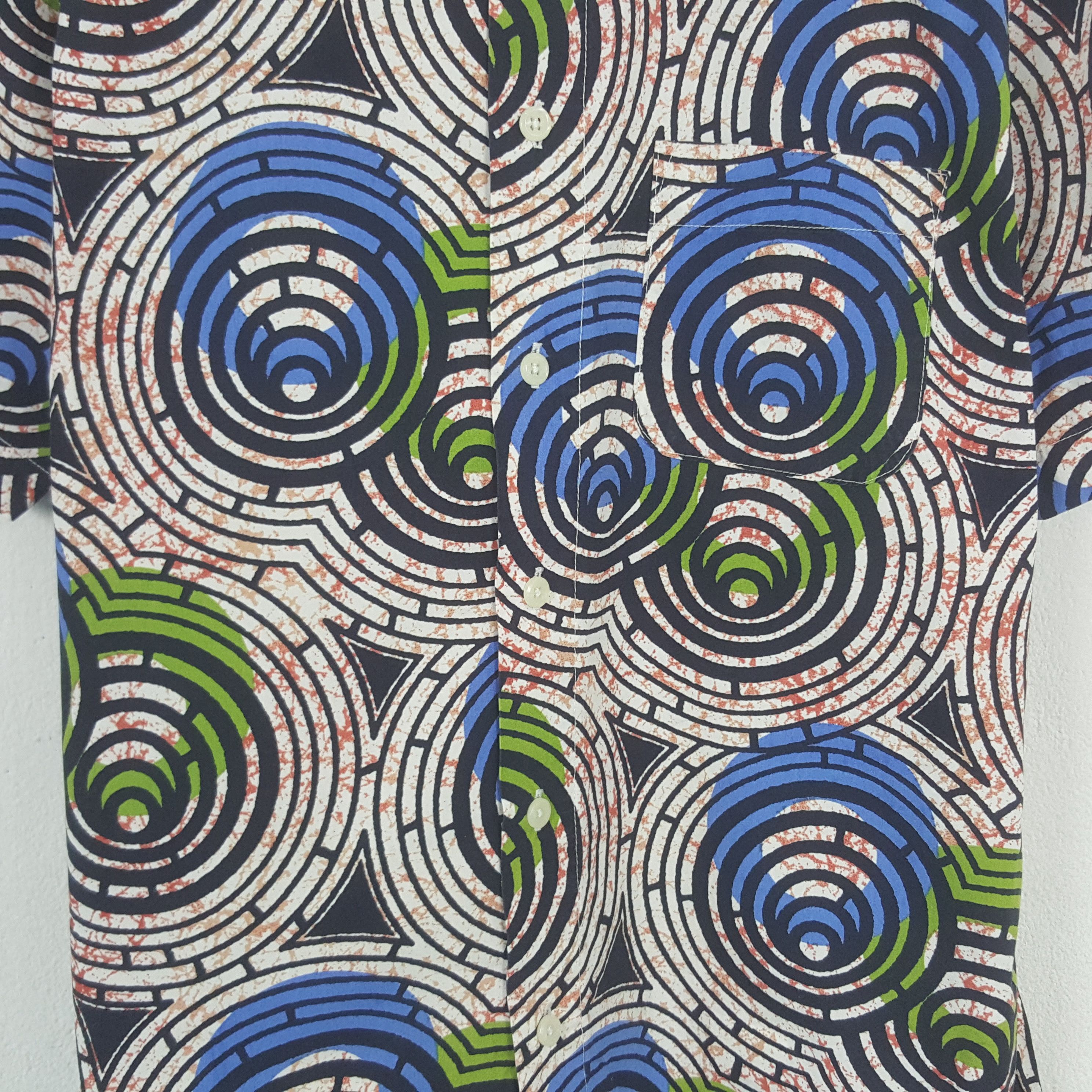 Global Work Vintage Global Work Hawaii Style Button Up Shirt Size US S / EU 44-46 / 1 - 2 Thumbnail