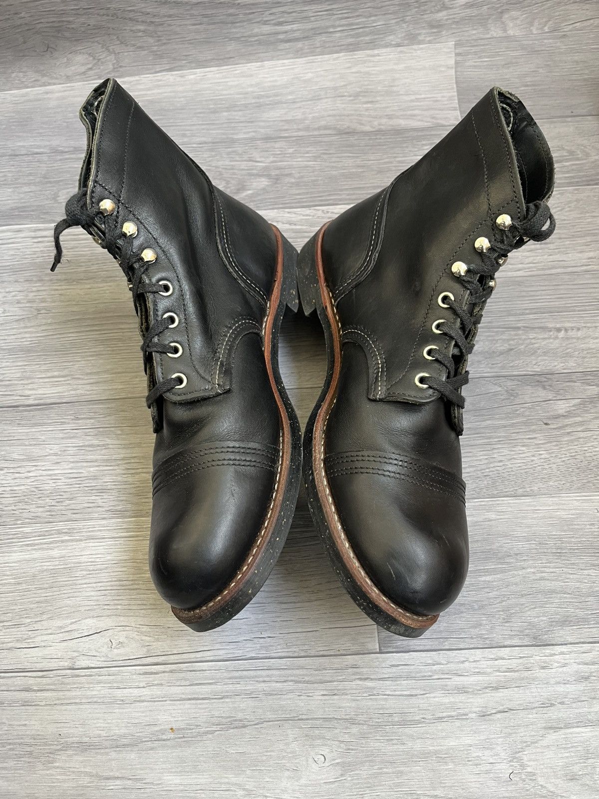 Red Wing Red wing iron ranger black leather biker boots sz 44 Size US 11 / EU 44 - 9 Thumbnail