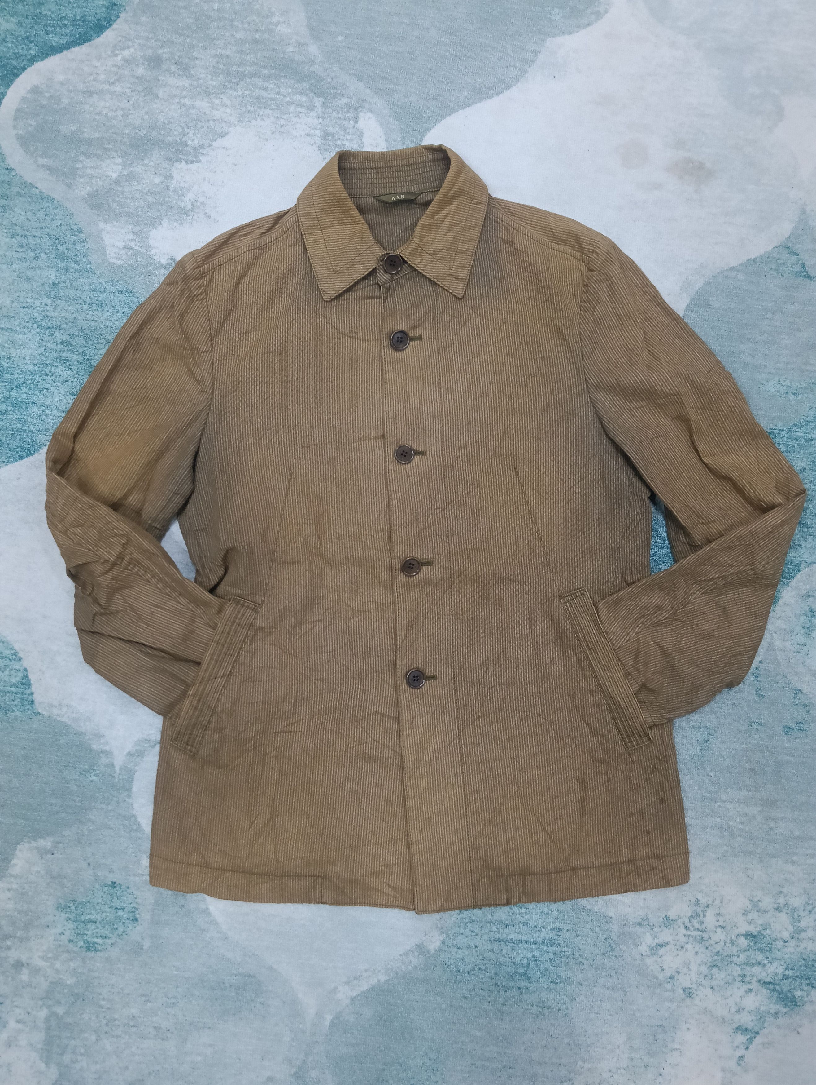 Japanese Brand × Vintage × Yohji Yamamoto All Against Risk By Yohji Yamamoto Like Simple Jacket Size US M / EU 48-50 / 2 - 1 Thumbnail
