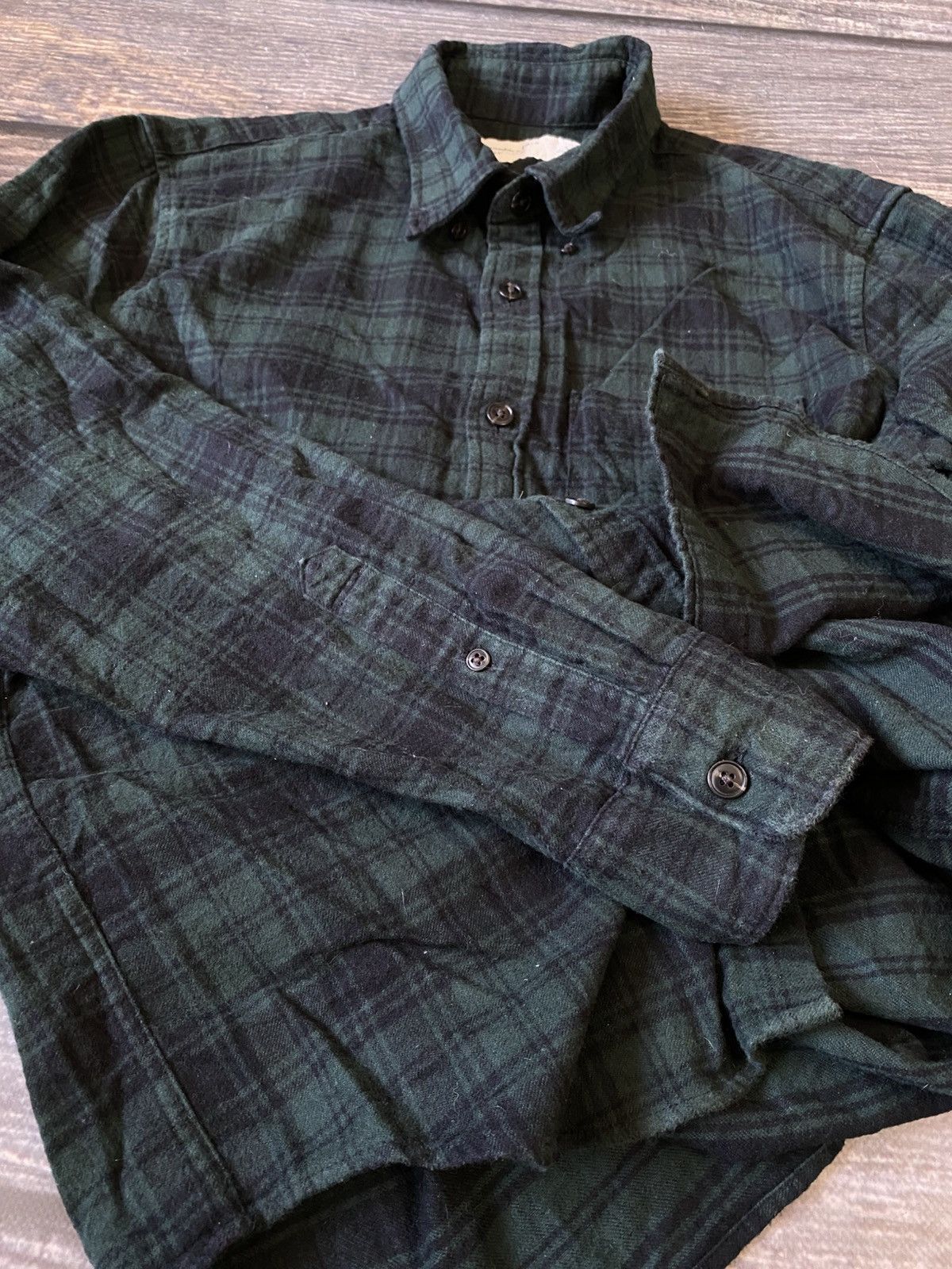 Abercrombie & Fitch Abercrombie Fitch Dark Flannel Shirt Size US S / EU 44-46 / 1 - 5 Thumbnail