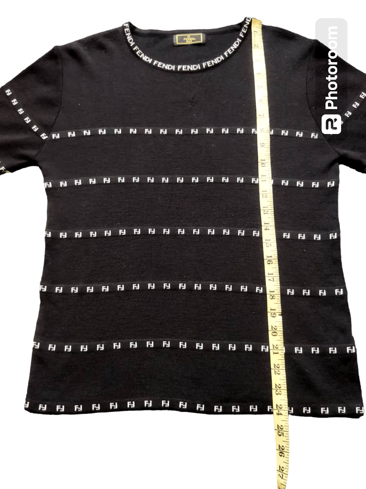 Fendi 💥Rare💥 Fendi Stripe Vintage Long Sleeve Size US S / EU 44-46 / 1 - 3 Thumbnail