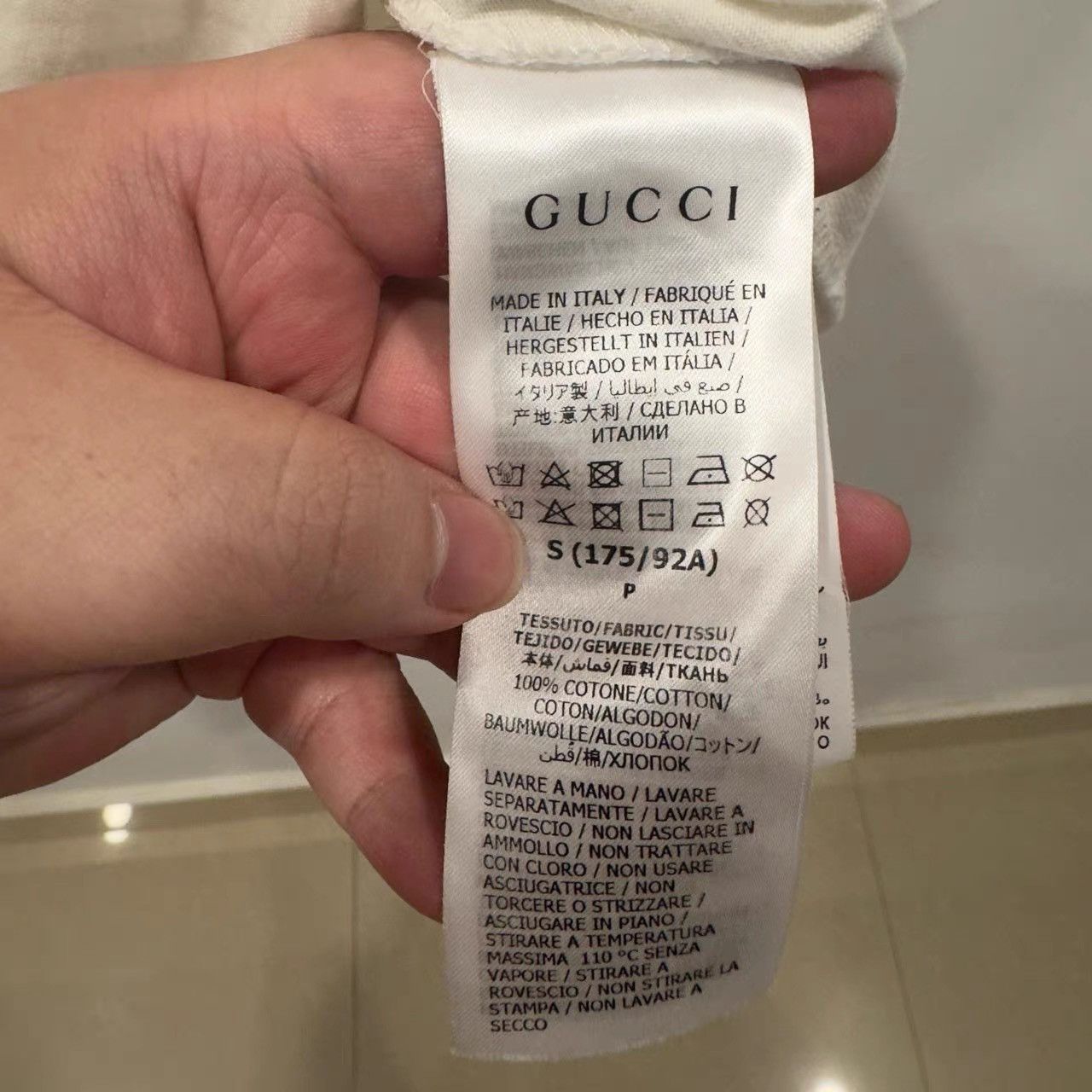 Gucci Gucci Mirror Logo Short Sleeve K28 Size US S / EU 44-46 / 1 - 4 Thumbnail