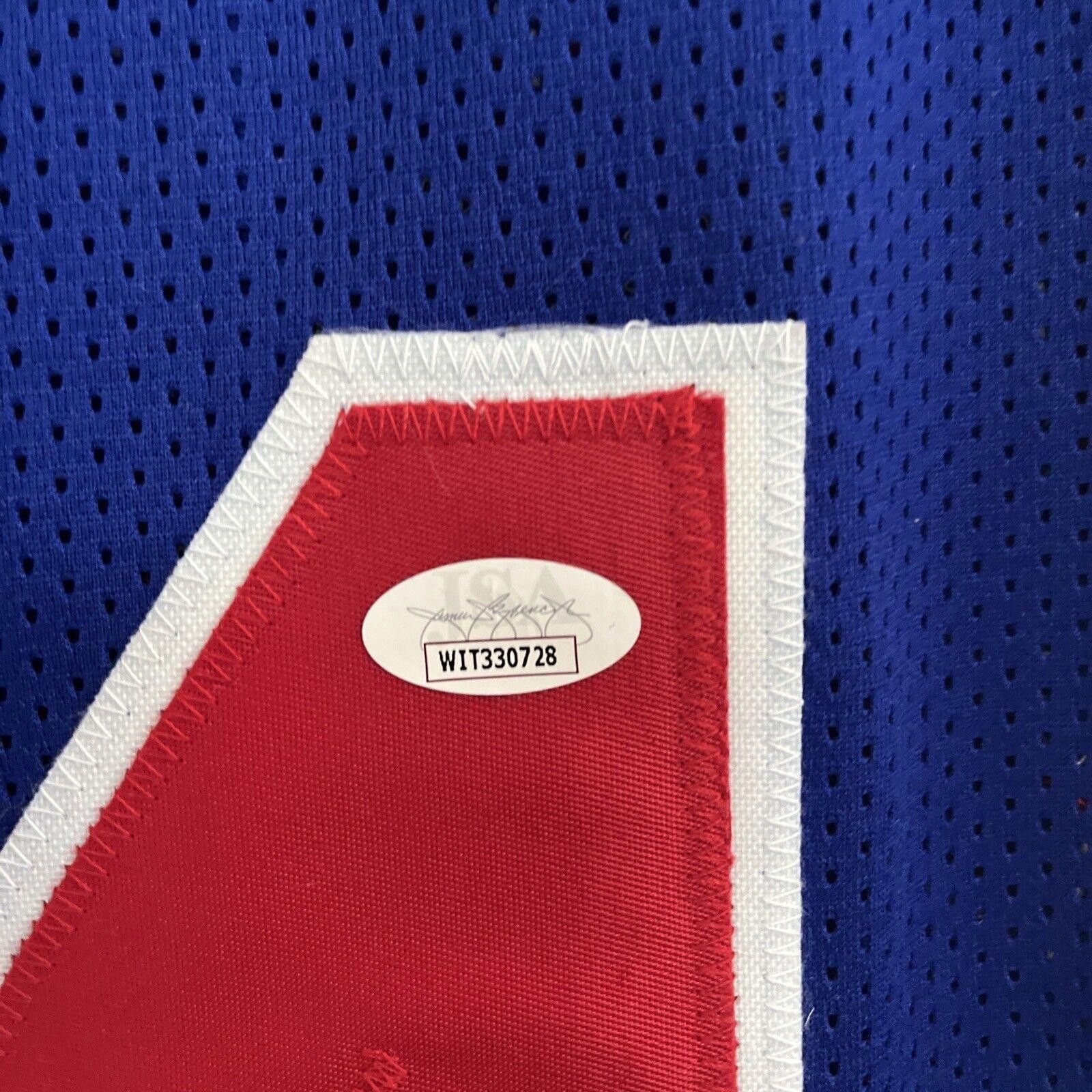 Designer Joe Dumars Autograph Signed Auto Custom Jersey JSA COA Size US XL / EU 56 / 4 - 3 Thumbnail