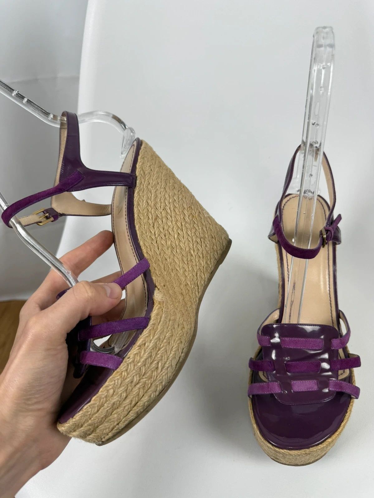 Yves Saint Laurent Yves Saint Laurent Wedge Sandals size 41 Size US 10 / IT 40 - 7 Thumbnail