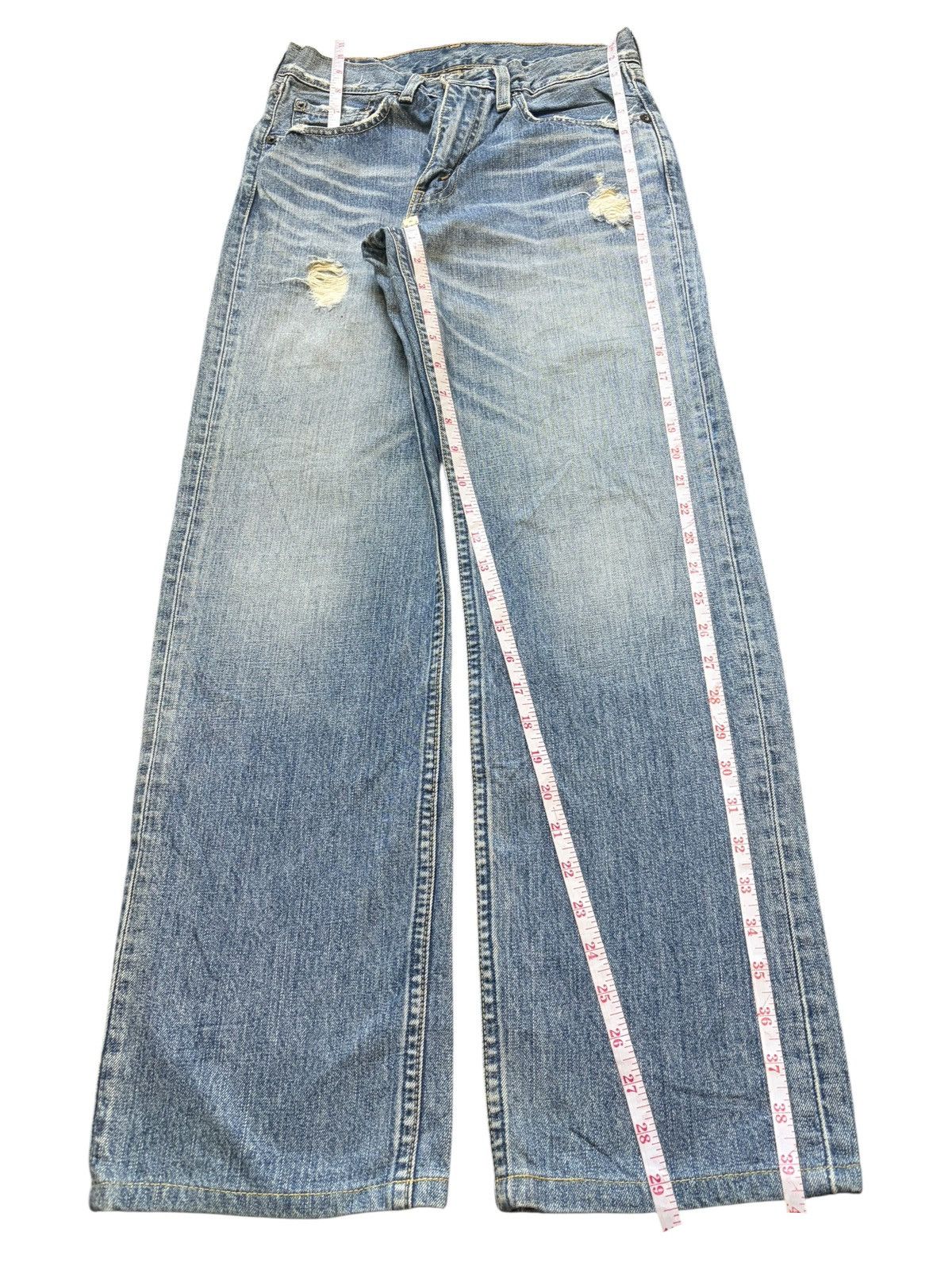 Levi's Vintage 90s Levis 502 Faded Wash Distressed Jeans Size US 27 - 7 Thumbnail