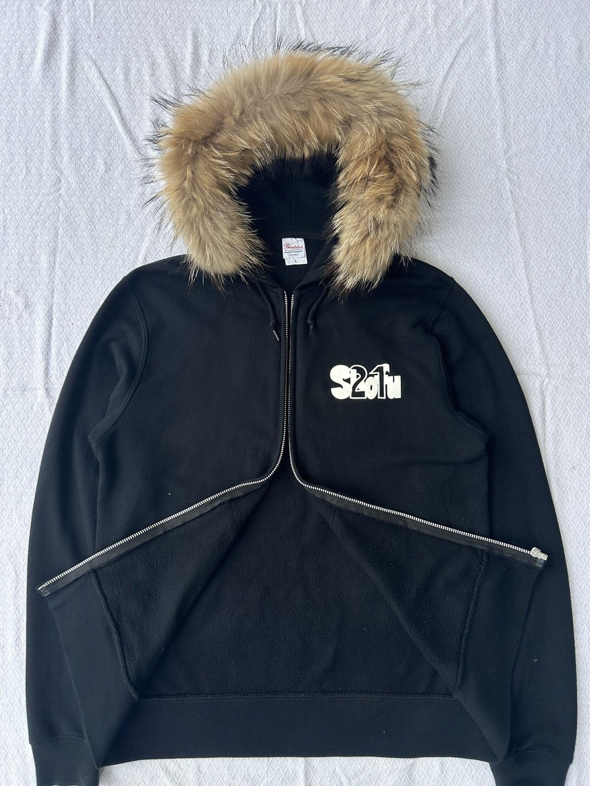 If Six Was Nine 💸BINDINGOFFER💸 faux fur hoodie zip style Ifsixwasnine lgb Size US L / EU 52-54 / 3 - 6 Thumbnail