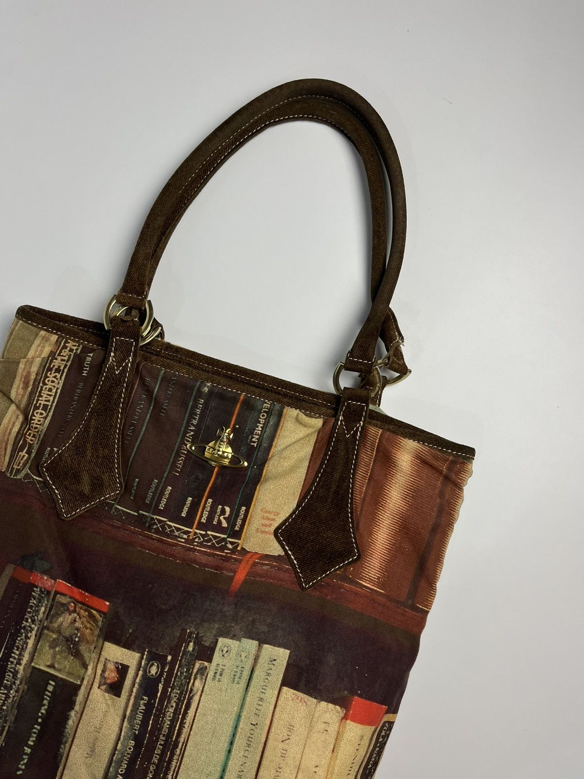 Vivienne Westwood Vivienne Westwood "The Social Order" Library Print Tote Bag Size ONE SIZE - 5 Thumbnail