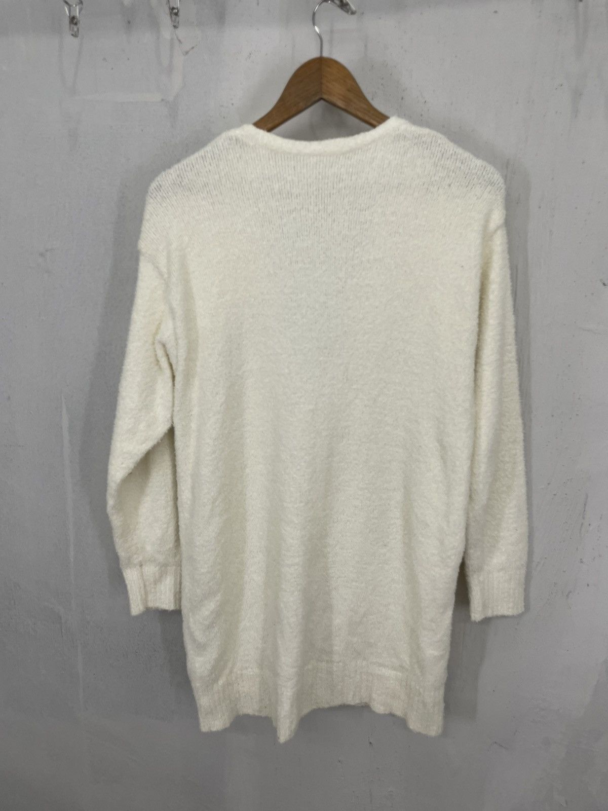 Uniqlo Cream Fleece Uniqlo Cardigan Nightweae Size L / US 10 / IT 46 - 2 Thumbnail