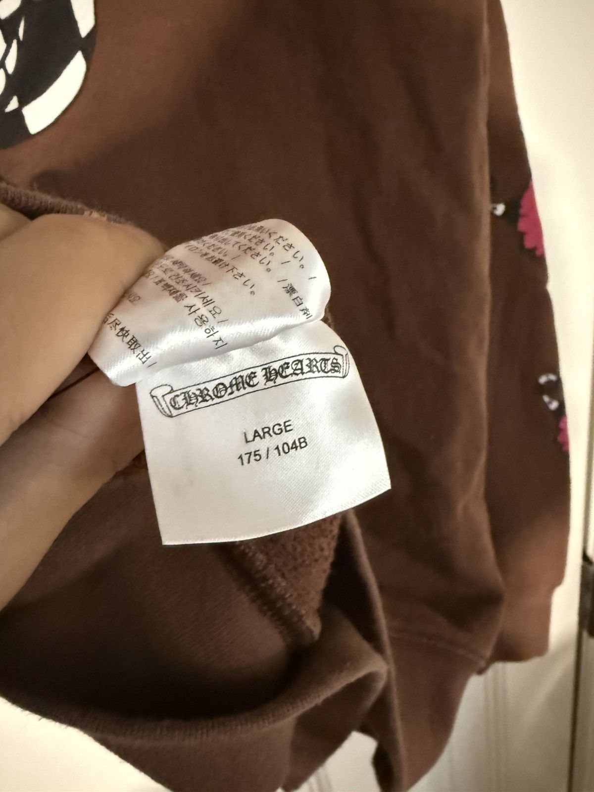 Chrome Hearts Chrome Hearts Brown Matty Boy “Structure” Crewneck Size US L / EU 52-54 / 3 - 5 Thumbnail