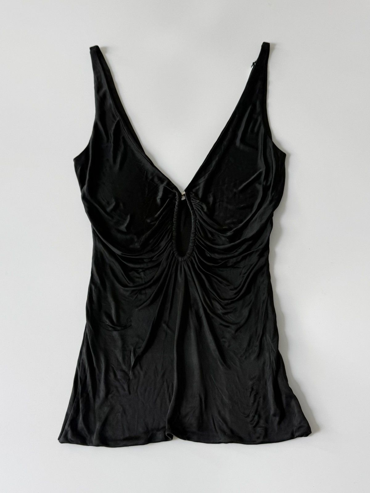 Gucci Gucci by Tom Ford 2003 Plunging Deep Tank Top Size XS / US 0-2 / IT 36-38 - 1 Thumbnail