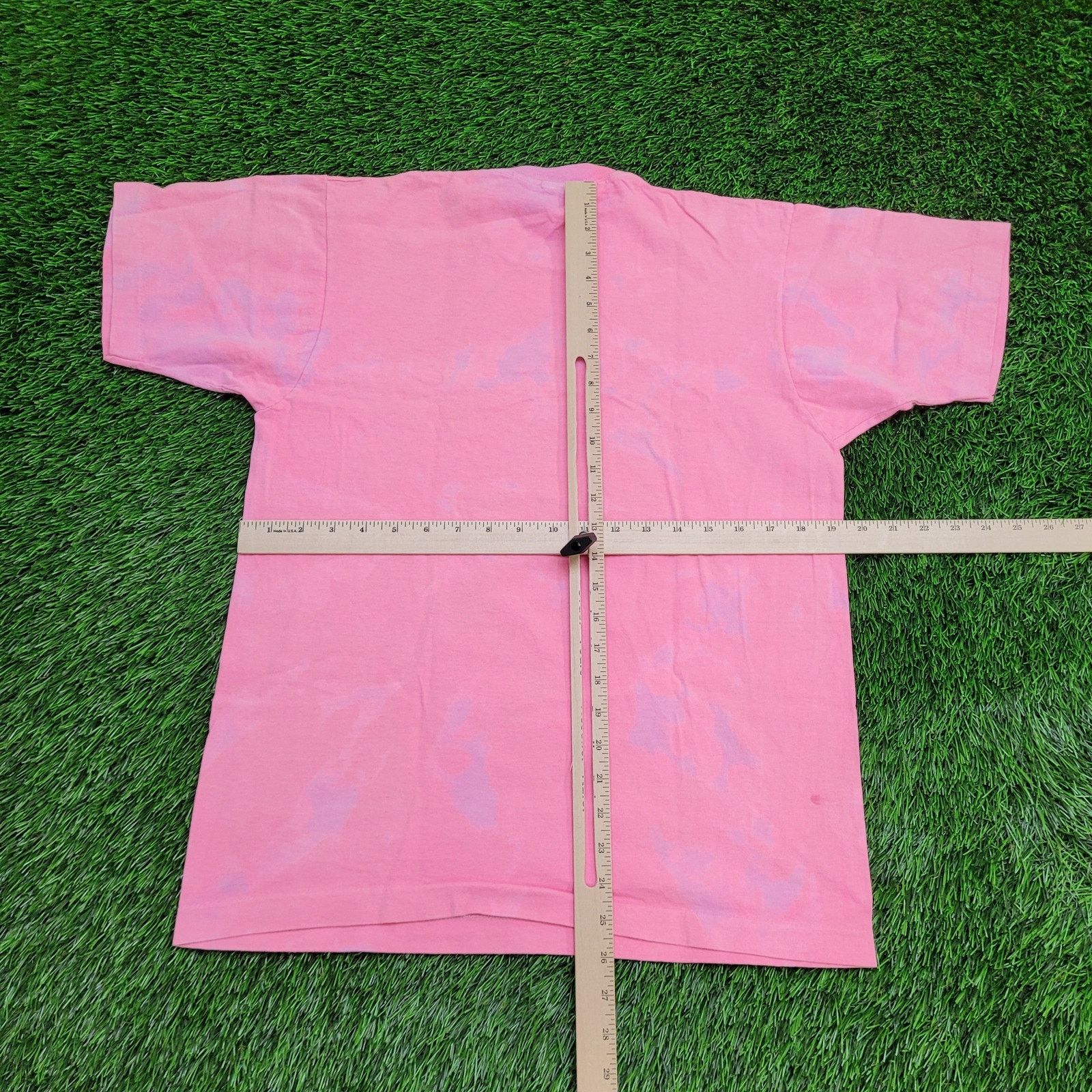 Fruit Of The Loom VTG 90s Daytona Beach Neon Pink T-Shirt Womens M/L Bleached Size L / US 10 / IT 46 - 8 Thumbnail