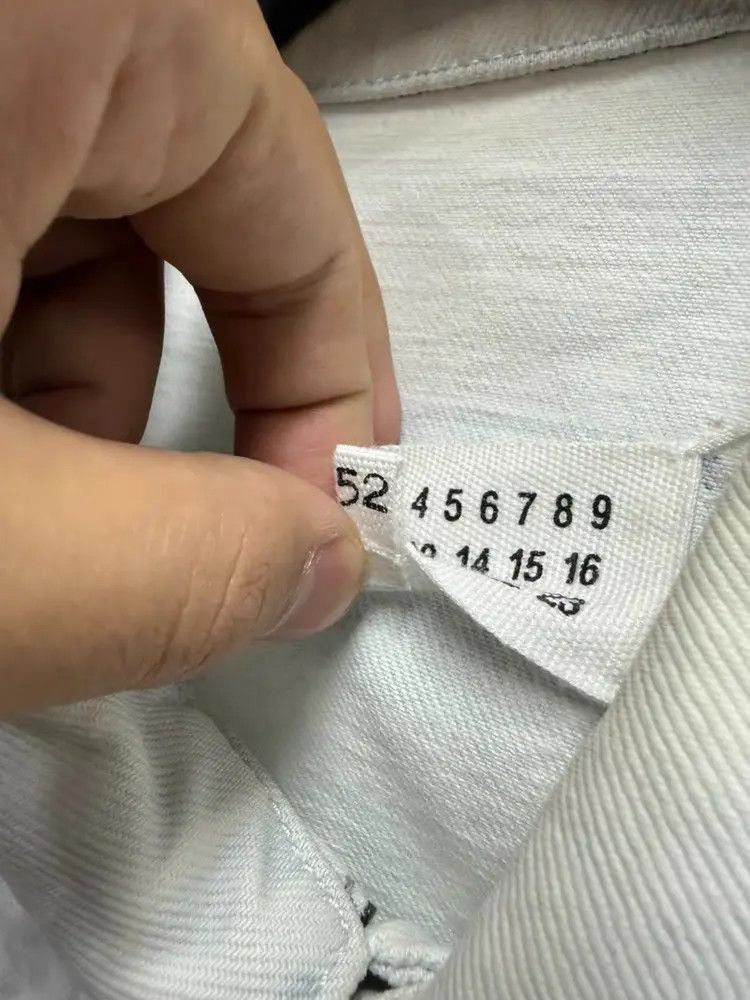 Maison Margiela Sz 52 Maison Margiela White Denim Jacket Size US L / EU 52-54 / 3 - 8 Thumbnail