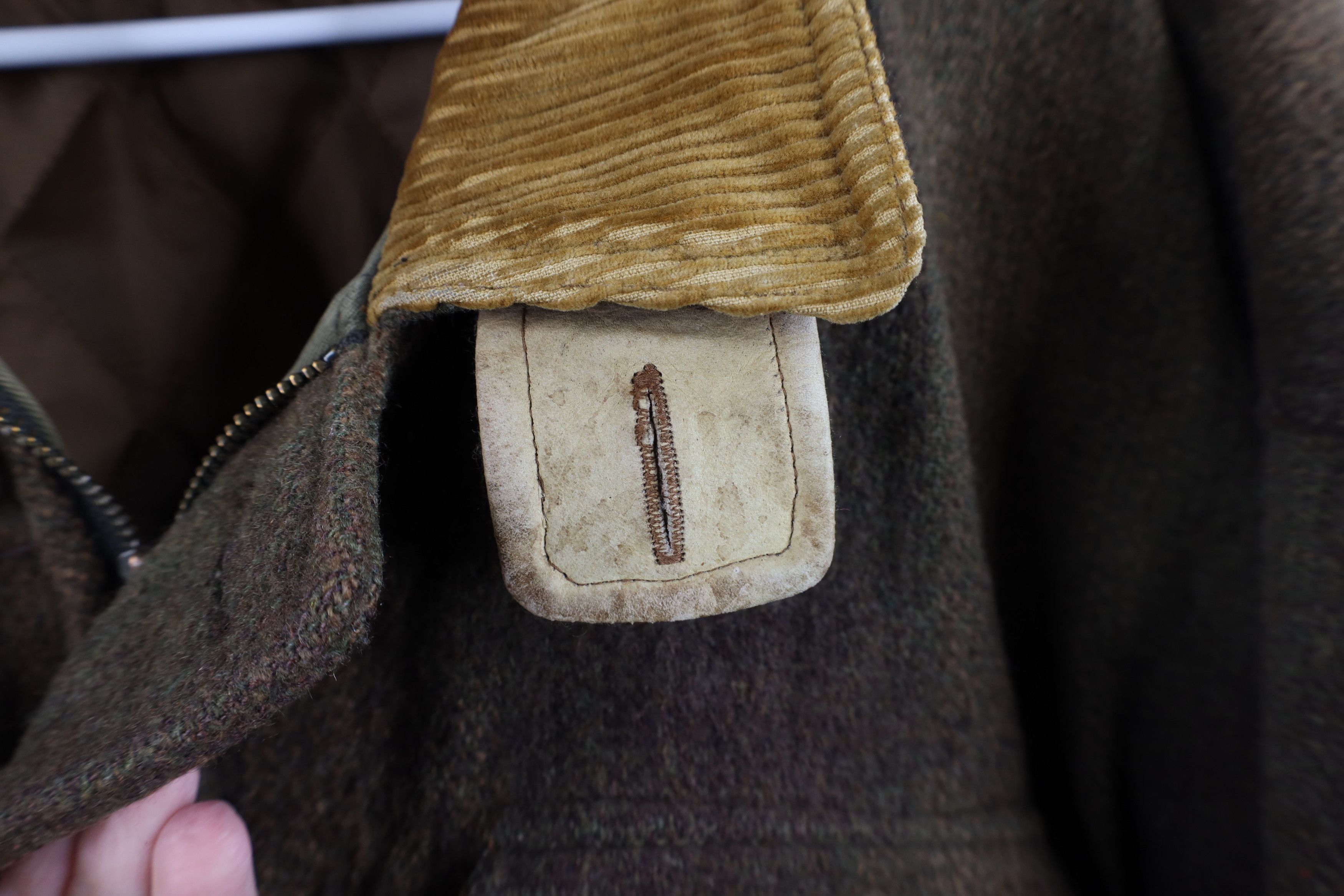 Vintage Vintage 90s Streetwear Back Wool Tweed Quilted Bomber Jacket Size US XL / EU 56 / 4 - 5 Thumbnail