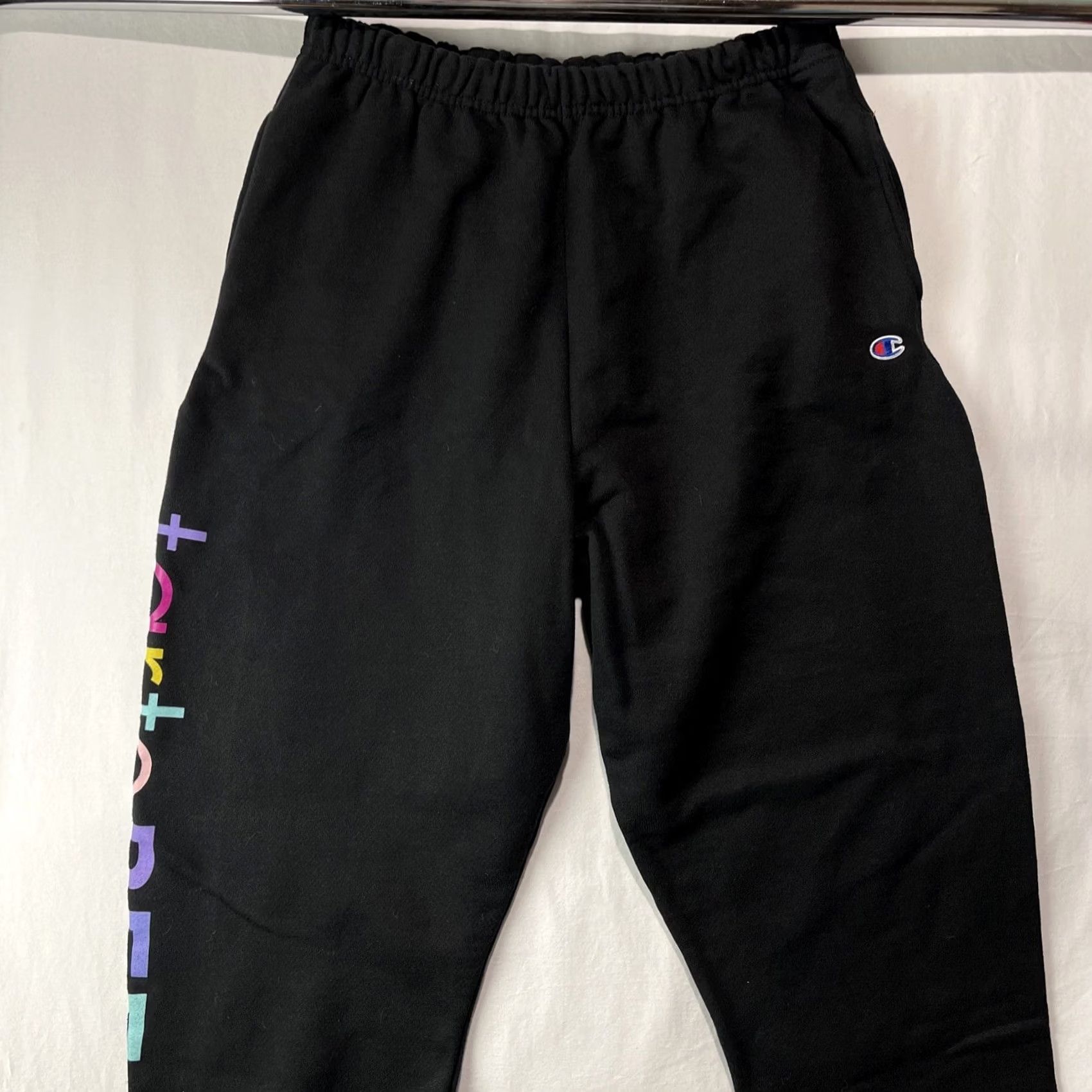 Champion Champion Sweatpants Womens Large Reverse Weave Trate BFF Cosmetics Sweats Black Size 36" / US 14 / IT 50 - 2 Thumbnail