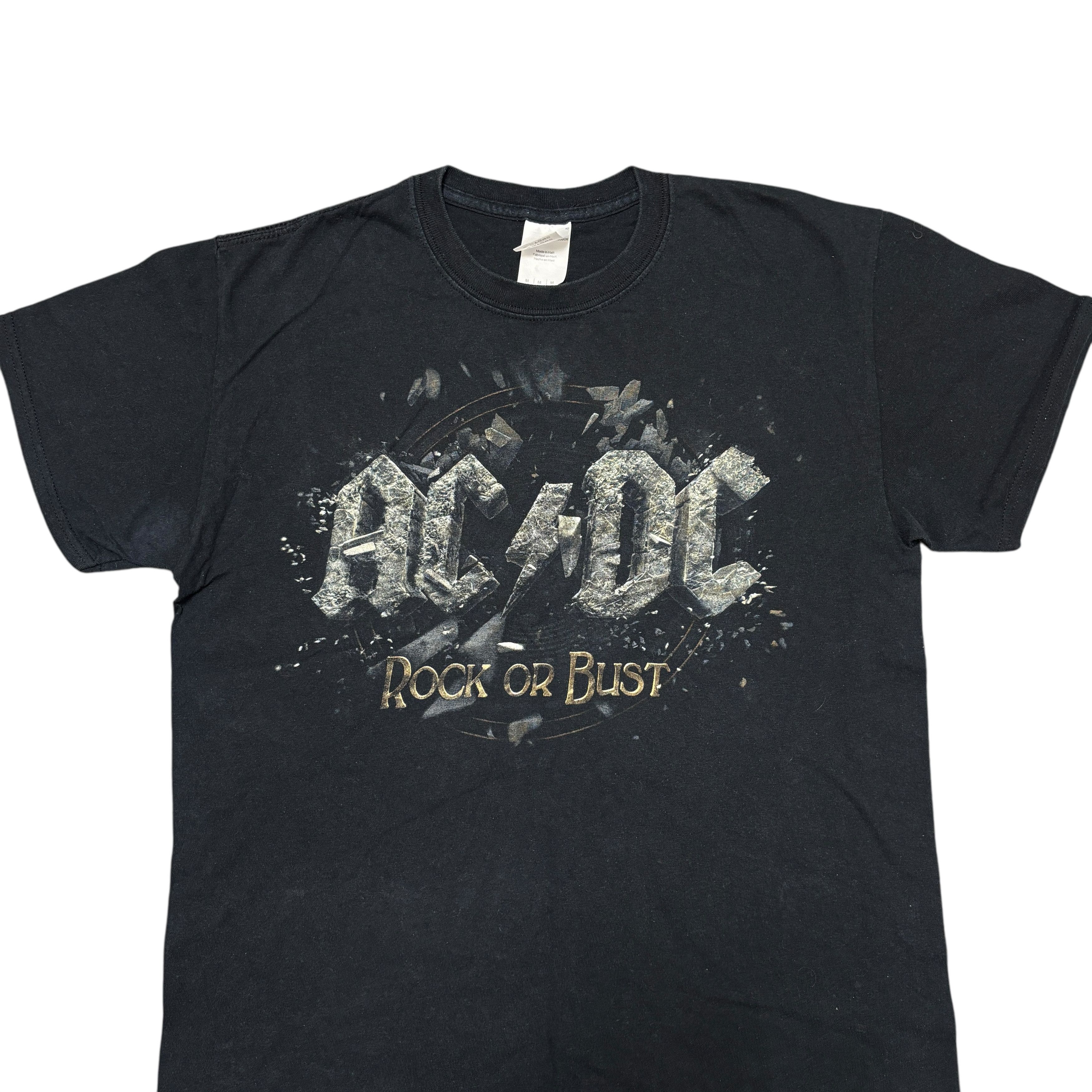 Band Tees Acdc Shirt Black Medium Rock Band Tee Size US M / EU 48-50 / 2 - 2 Thumbnail