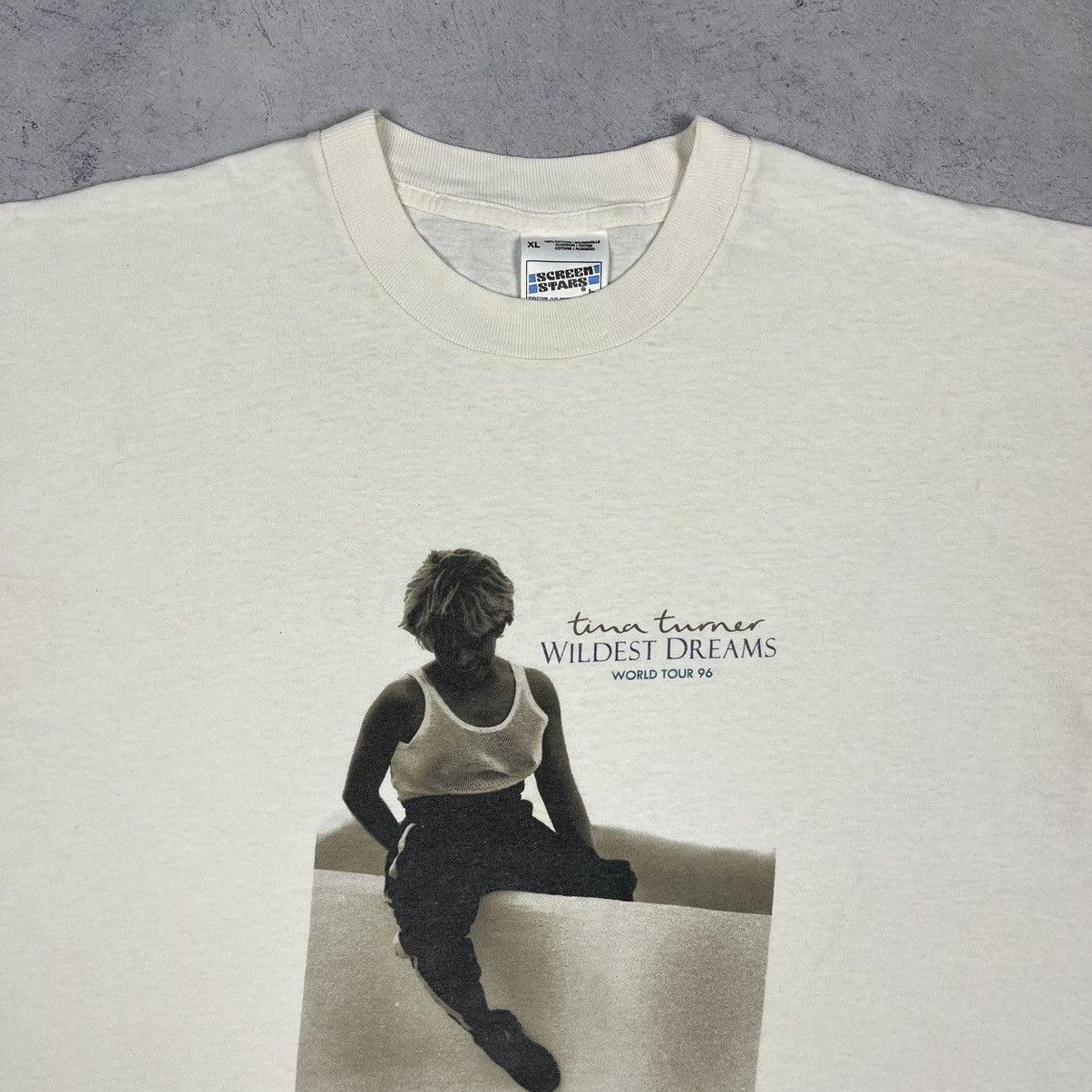 Band Tees Vintage Tina Turner Wildest Dreams tour rare tee 1996 Size US XL / EU 56 / 4 - 3 Thumbnail