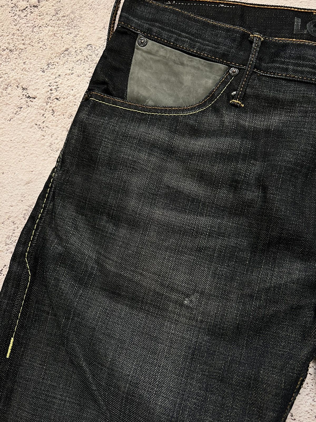 Levi's × Vintage Y2K Levis Blue Star Faded Vintage Jeans Size US 33 - 10 Thumbnail