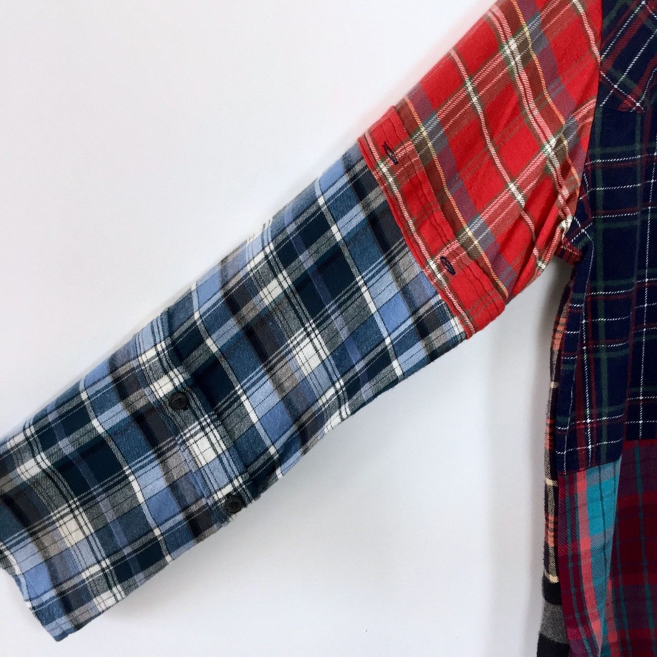 Needles REBUILD BY NEEDLES FW15 PATCHWORK FLANNEL SMOCK Size US M / EU 48-50 / 2 - 9 Thumbnail