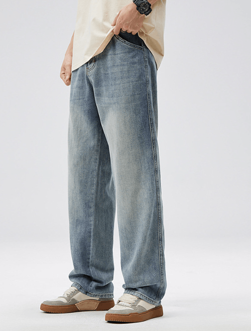 Japanese Brand American high street trend light blue washed jeans Size US 32 / EU 48 - 2 Thumbnail