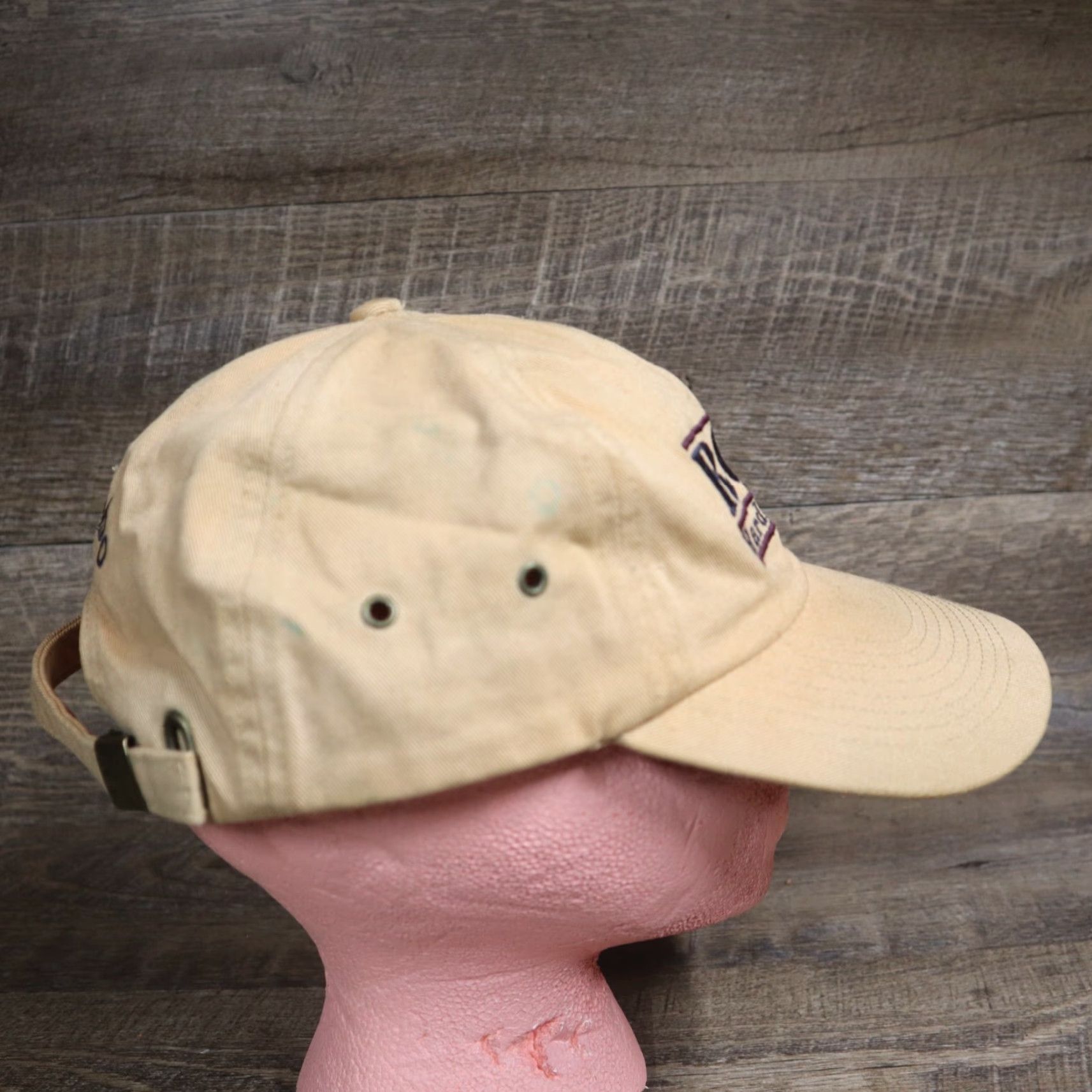 Hard Rock Cafe VINTAGE Hard Rock Cafe Baseball Cap Snapback Adult Brown Wool Acrylic Hat Mens Size ONE SIZE - 3 Thumbnail