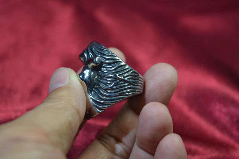 Jewelry Beauty Retro Jewelry Rings Open Size Chrome Ring (Size 7-13) Size ONE SIZE - 3 Thumbnail