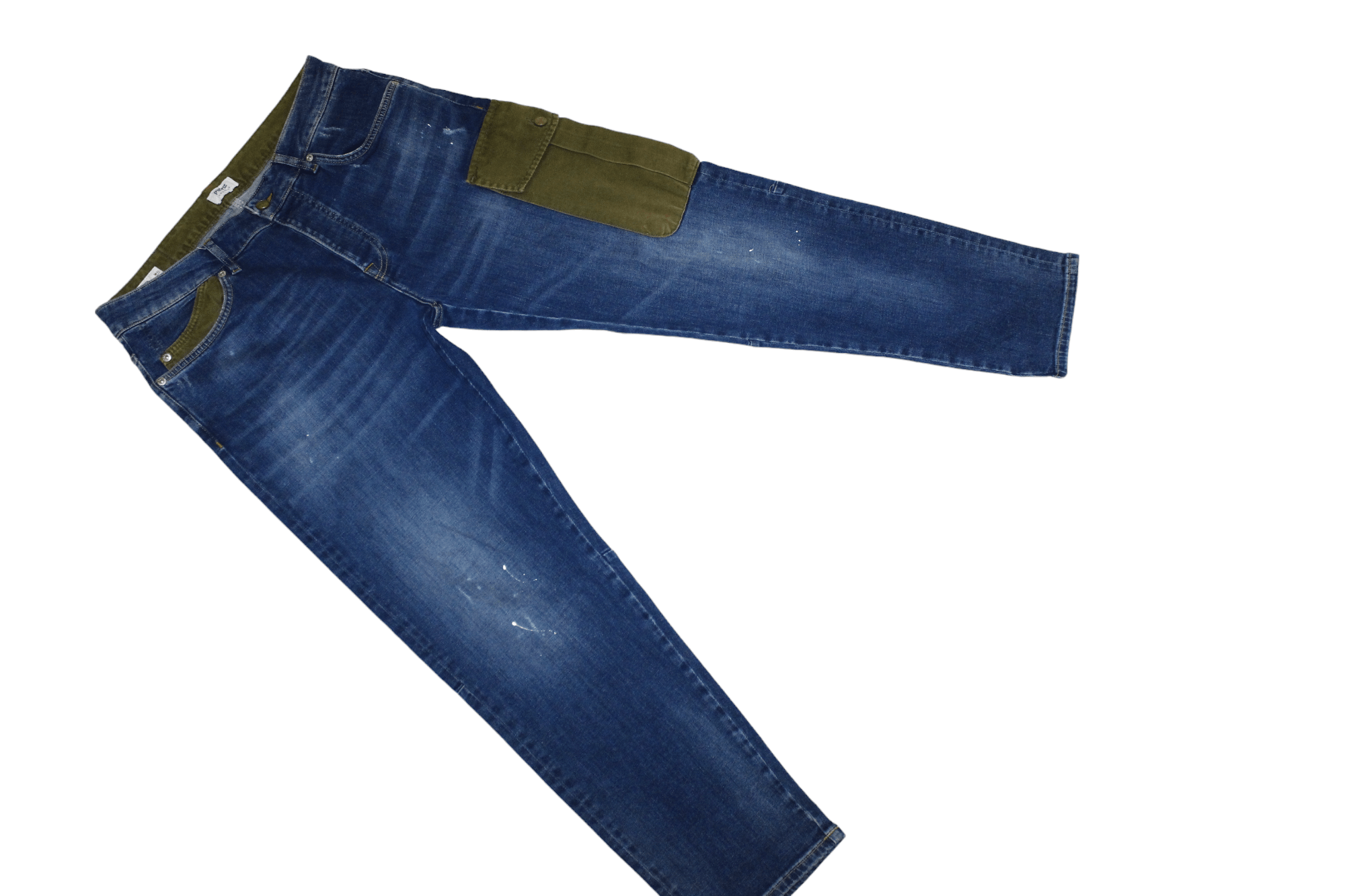 Japanese Brand Y2K🔥PEPE Archive Jarrod Utility Faded Denim Baggy Pants Size US 32 / EU 48 - 4 Thumbnail